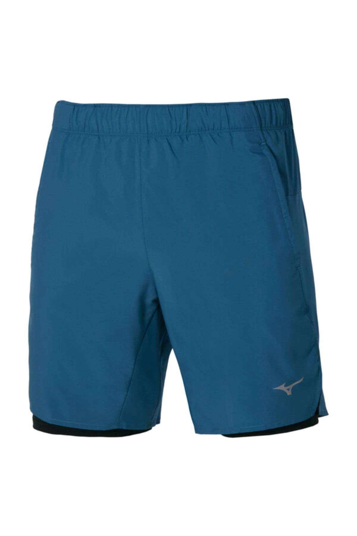 Mizuno شورت لگ دار مردانه Core 7.5 آبی اصل برند