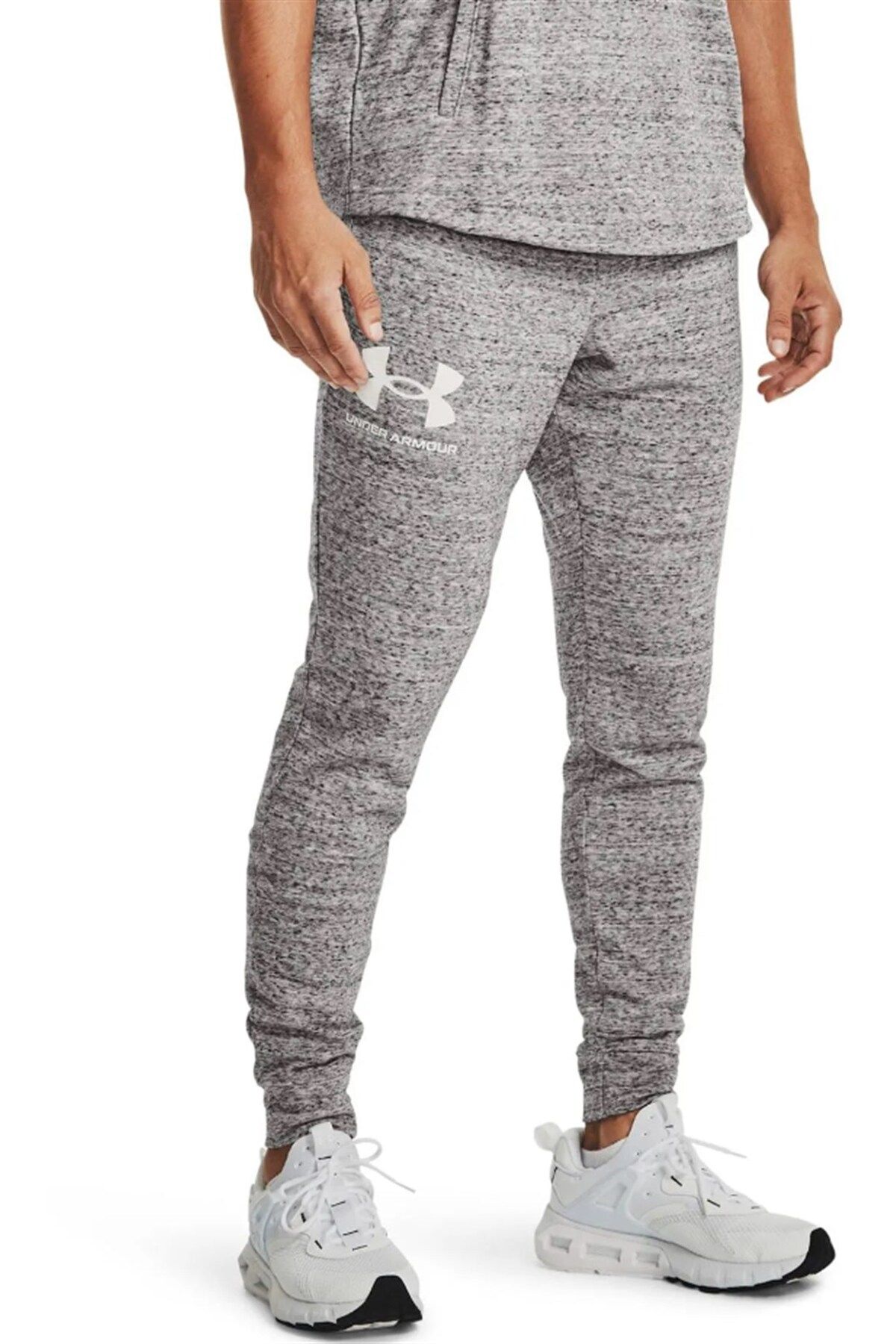 Grey under armour sweatpants best sale