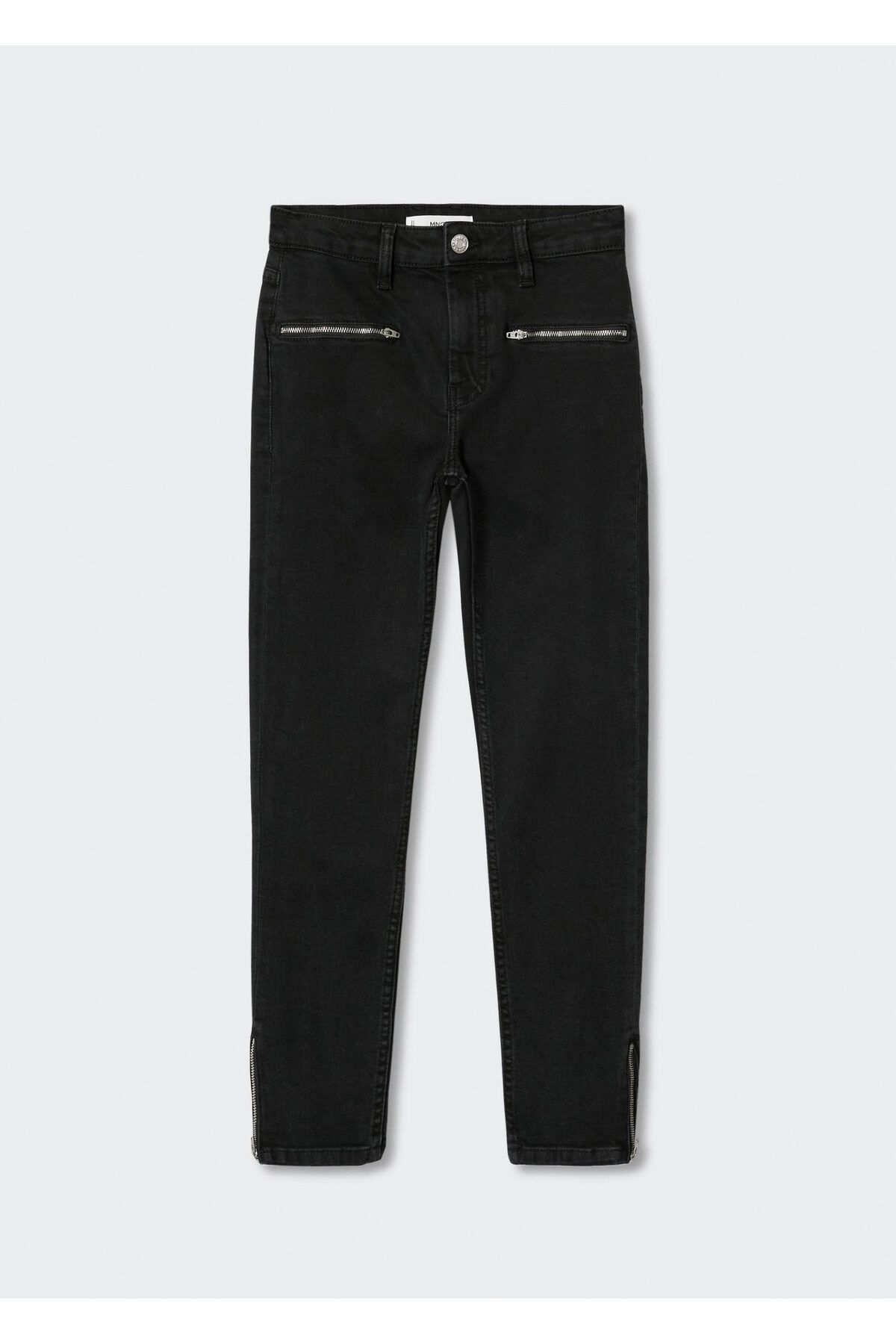 Biker Tarz Skinny Jean Pantolon