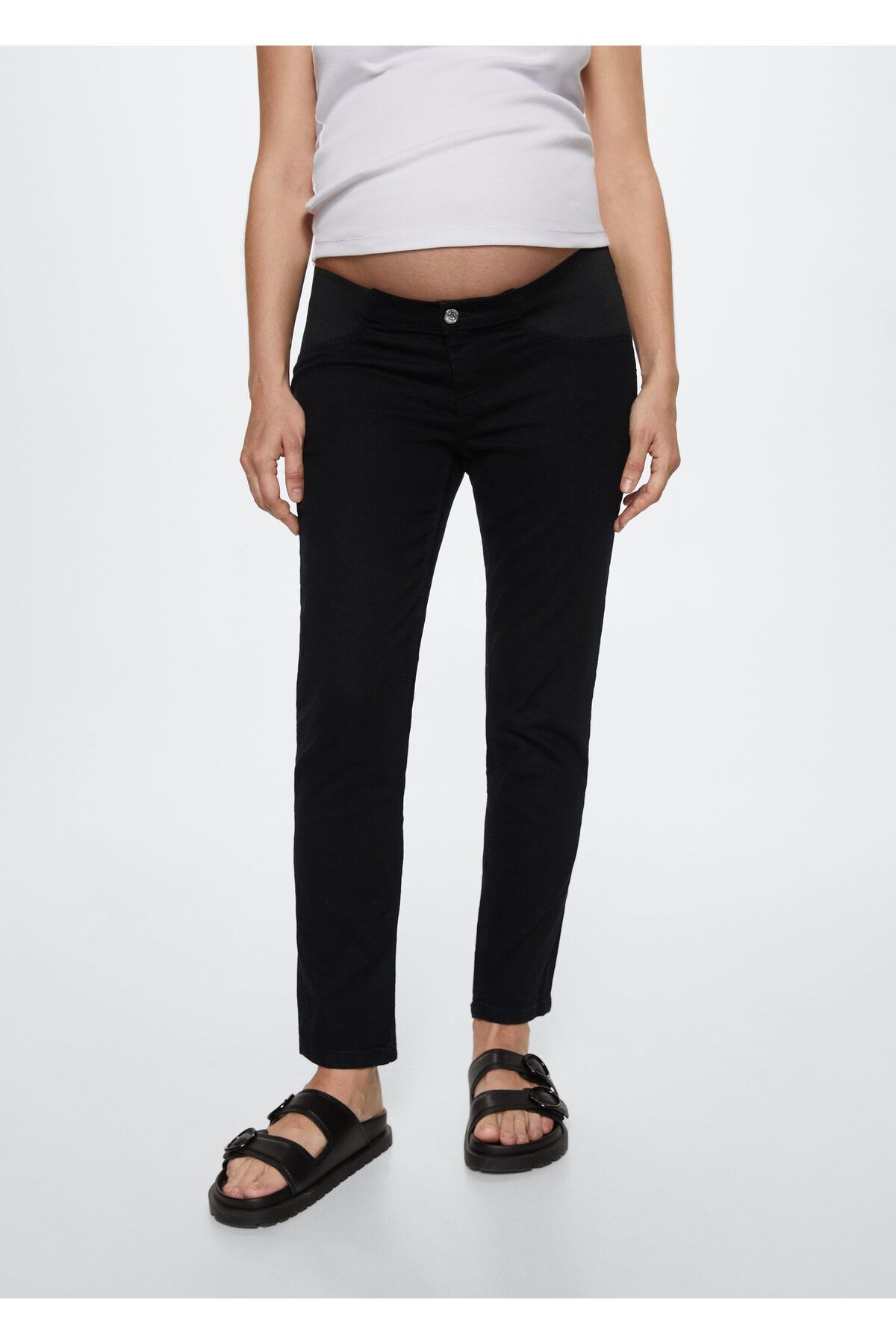Kadın Siyah denim Normal Bel Jean Pantolon