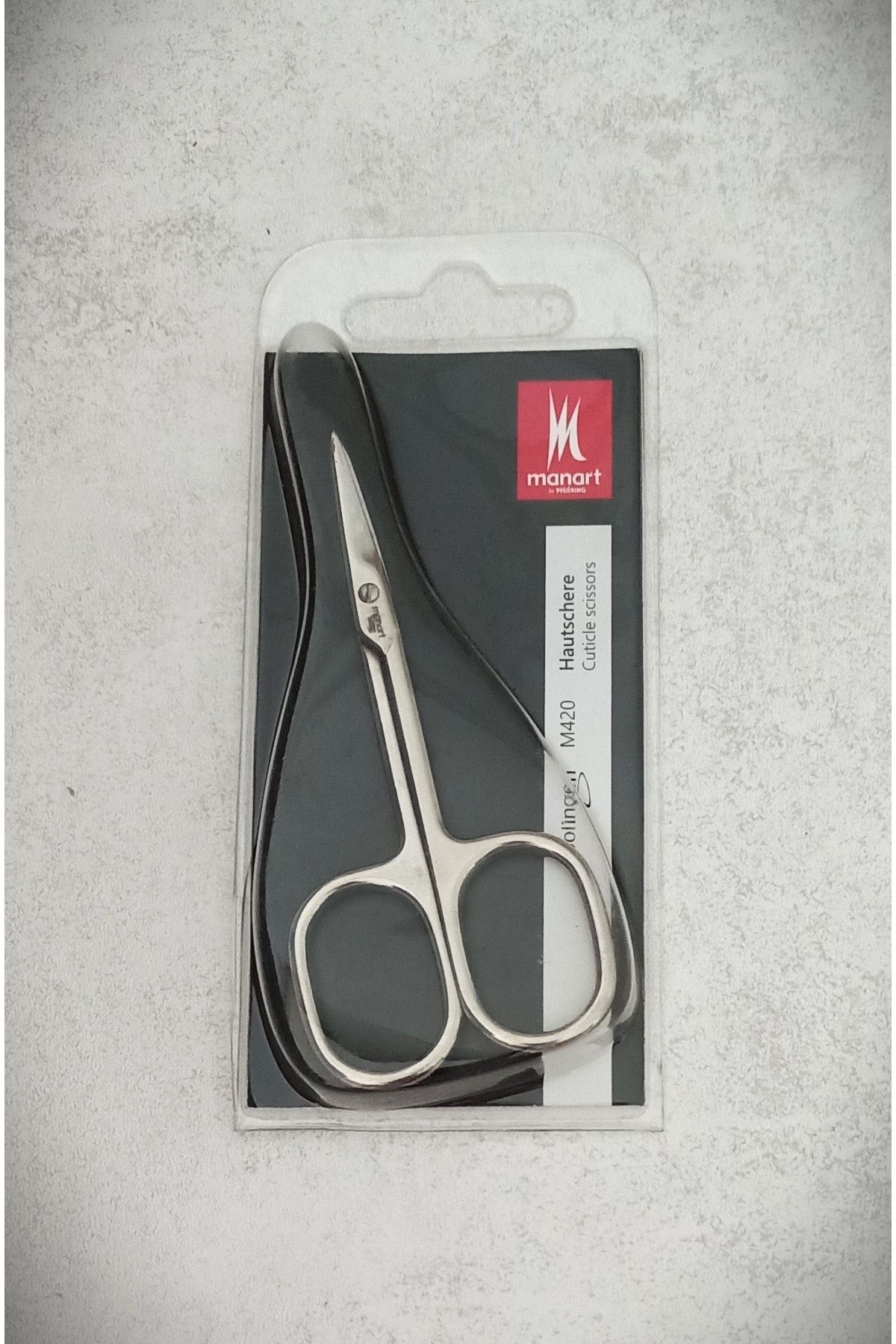 Solingen-Pfeeling Namart Nickel Plated Eyebrow-Meat-Bottle Scissors Thin 3