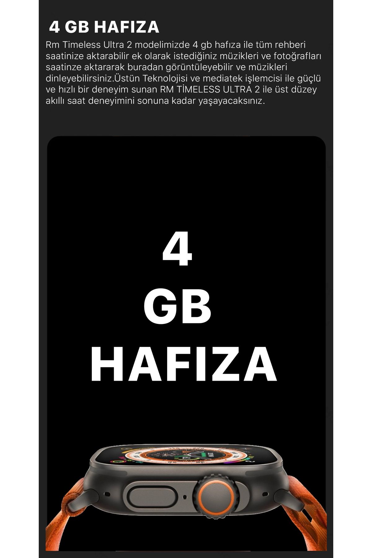 Timeless Ultra 2 Erkek Akıllı Saat