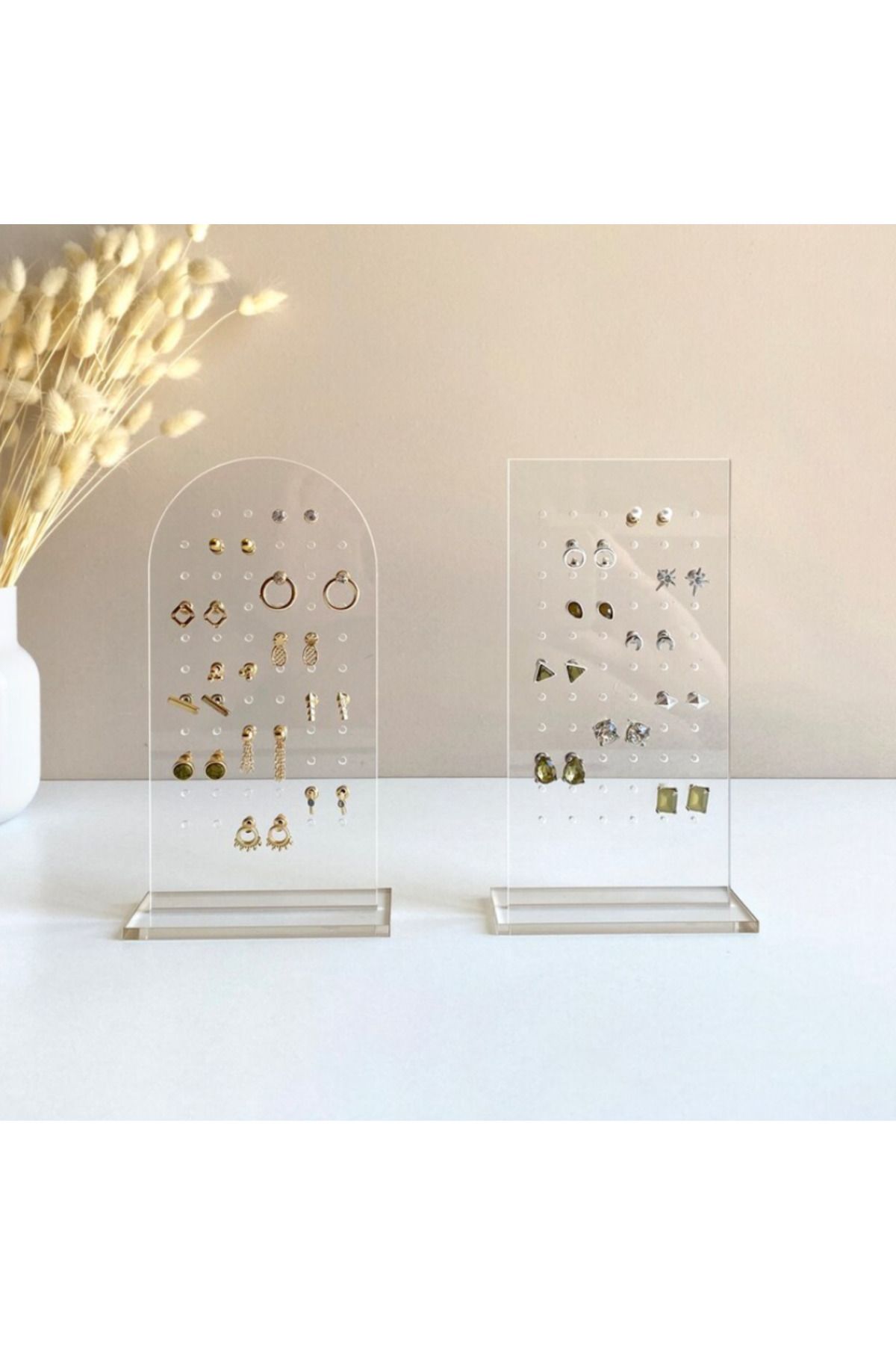 Acrylic cheap earring organizer