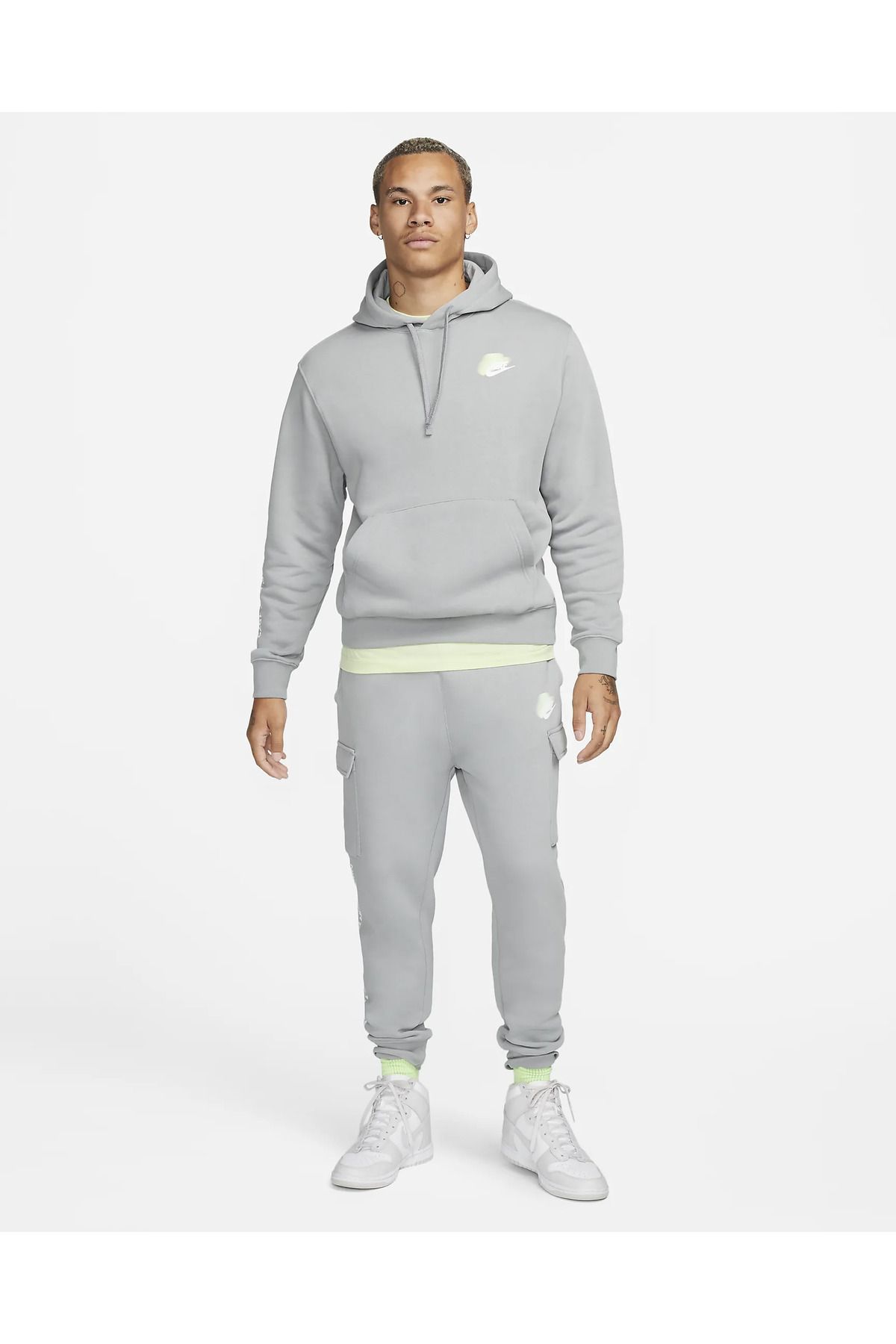 Nike Sports Sweatpants Gray Essential Fit Trendyol