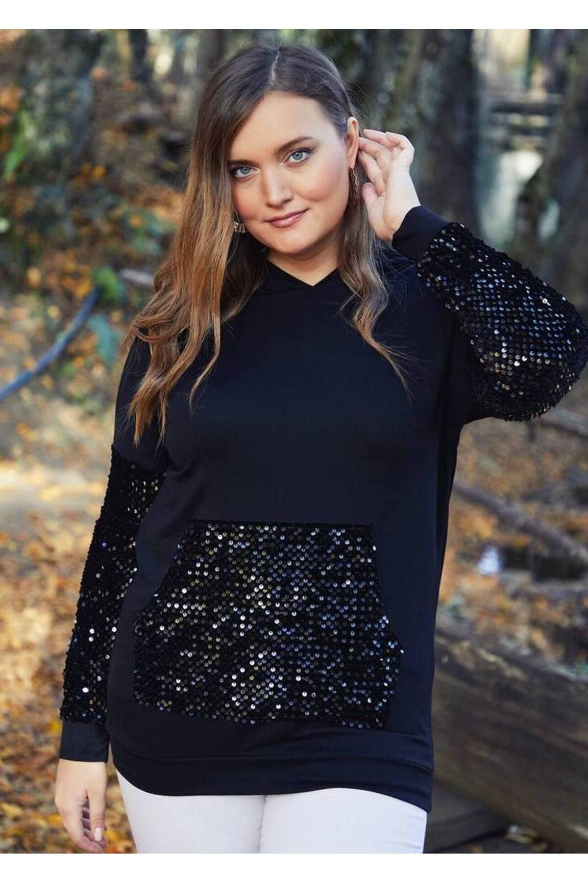 Womens sequin new arrivals sweatshirt