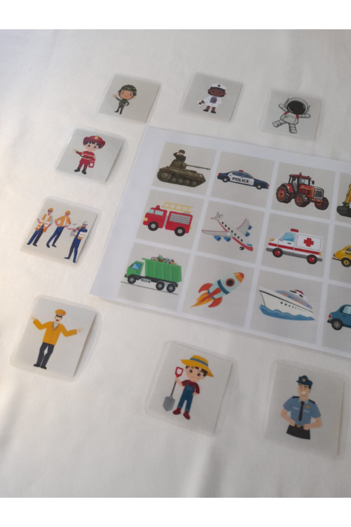 Ada Montessori Meslekler ve Araçları Eşleştirme Kartları fotoğrafı 3 (önizleme)