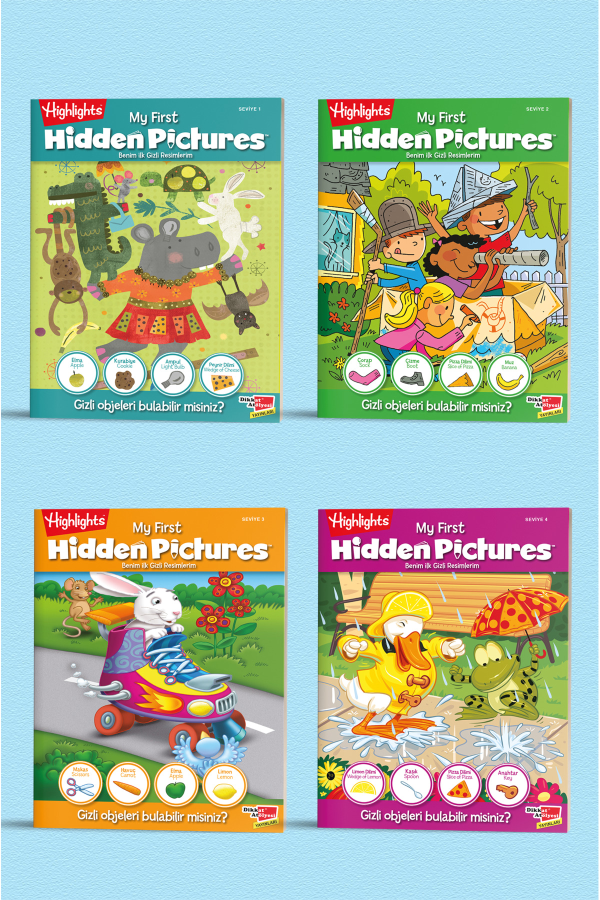 Dikkat Atölyesi Yayınları Highlights My First Hidden Pictures Benim Ilk ...