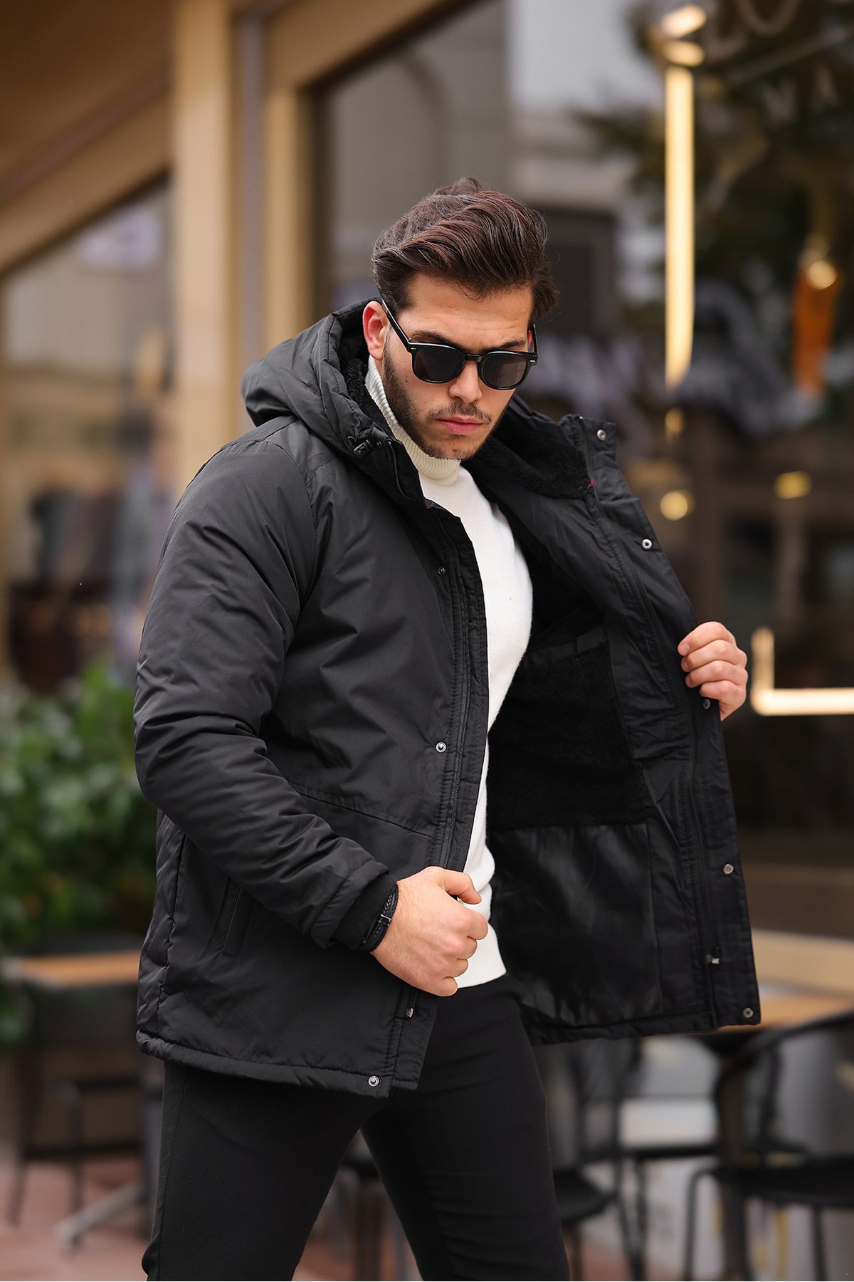 Winter coat clearance with inside pockets