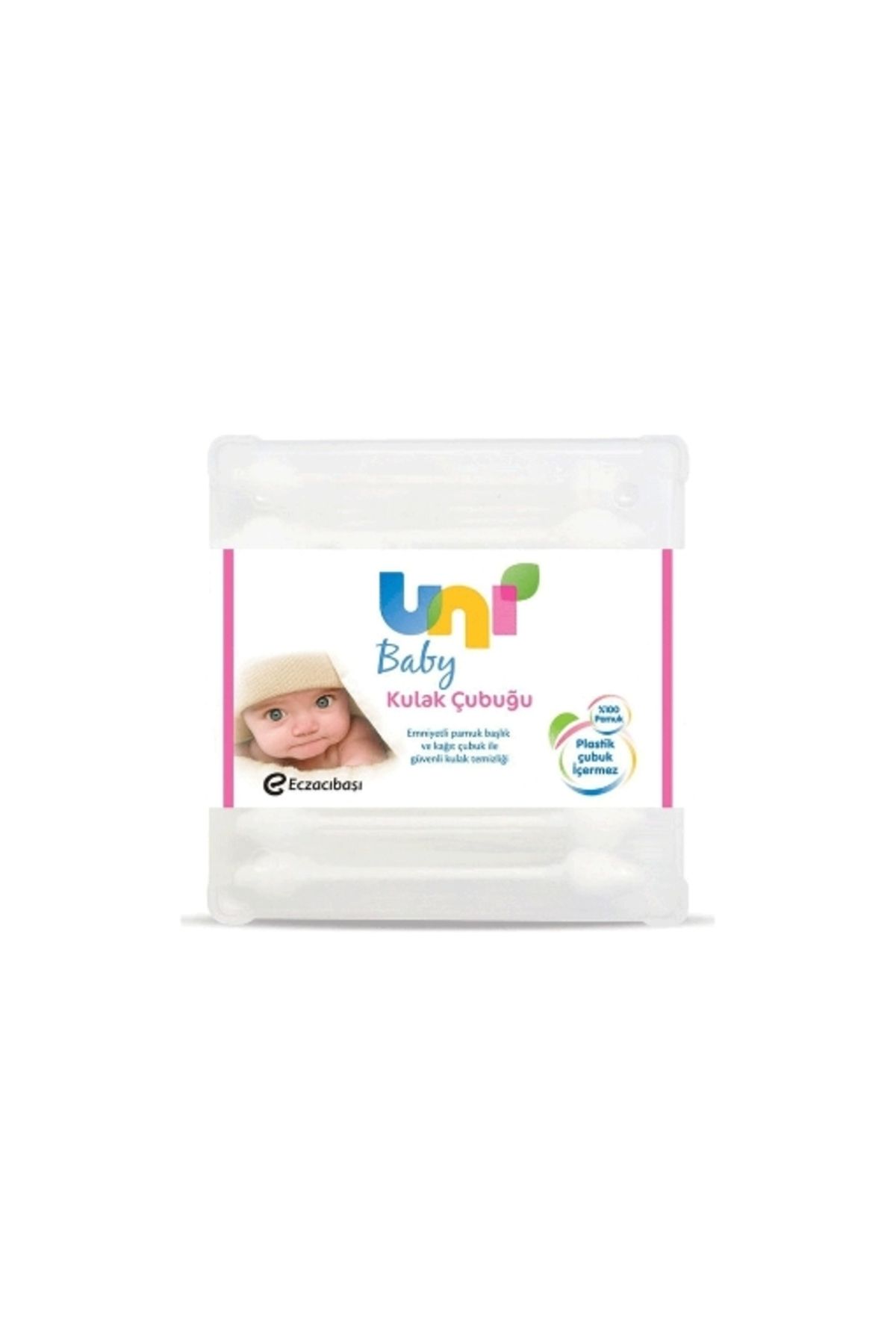 Uni Baby Kulak Temizleme Pamuğu 60'lı (6'lı)