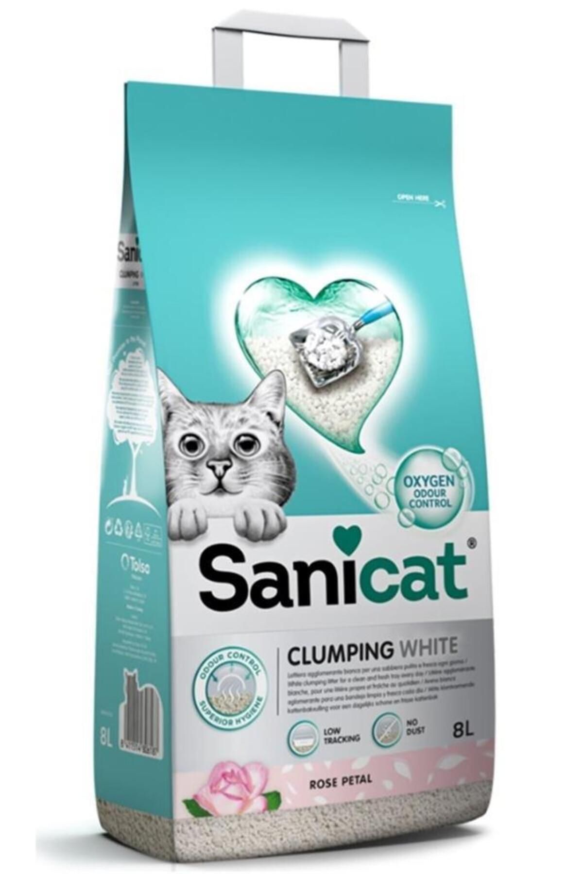 Clumping White Rose Kedi Kumu 8 Lt *2 Adet