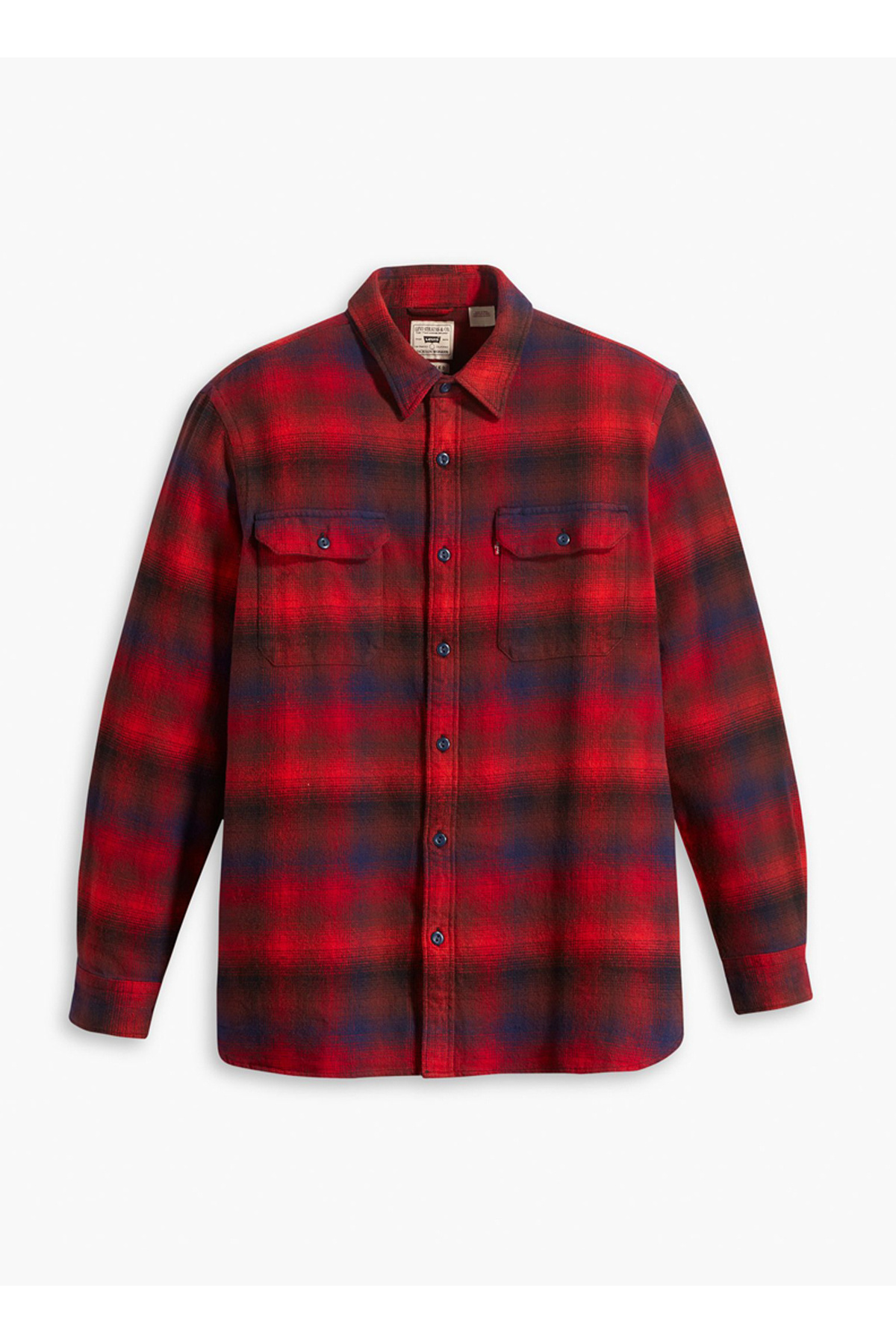 پیراهن لیوایز مردانه 100% پنبه قرمز بیسیک شطرنجی Regular/رگولار    بیسیک Daily/روزانه | Levi's 5003052572 BA - تصویر 7