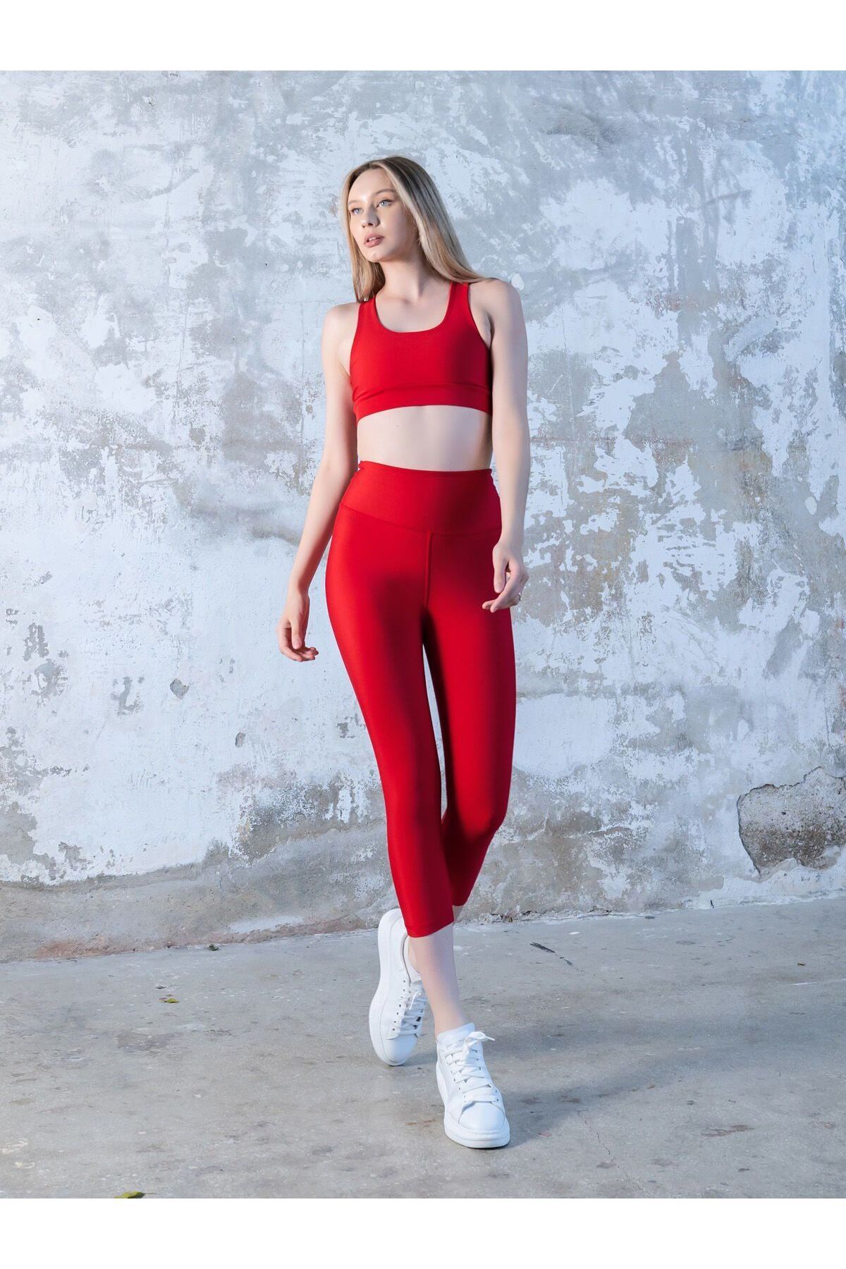 Red online sport leggings