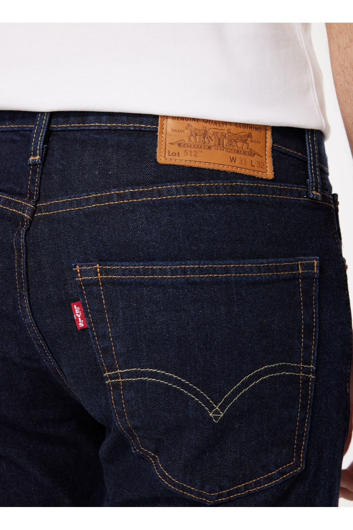 Levi s Levis Normal Bel Slim Tapered Koyu Lacivert Erkek Denim Pantolon 512T SLIM TAPER AMA PREMIUM INDIGO Fiyat Yorumlar Trendyol