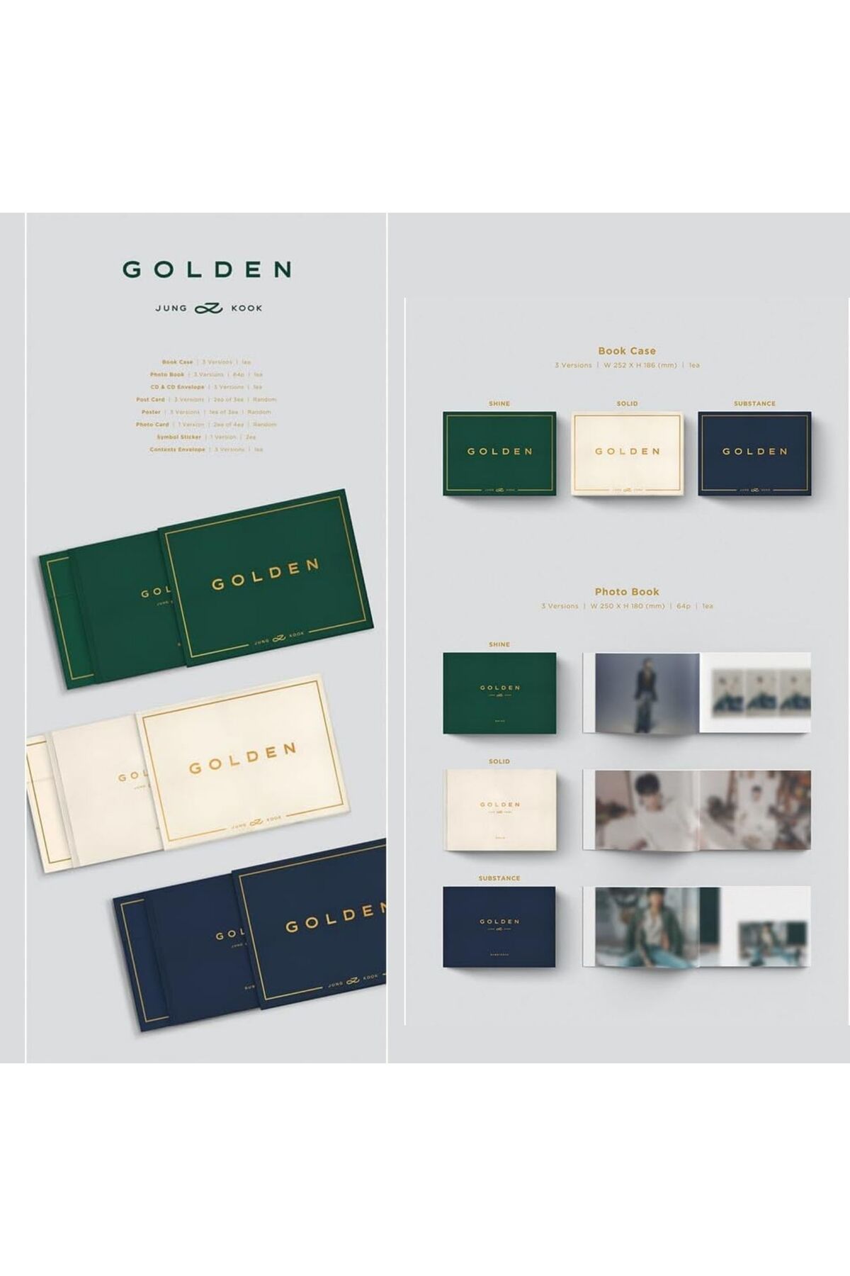 Kpop Dünyasi Jung Kook – GOLDEN (Substance Ver.) Fiyatı, Yorumları -  Trendyol