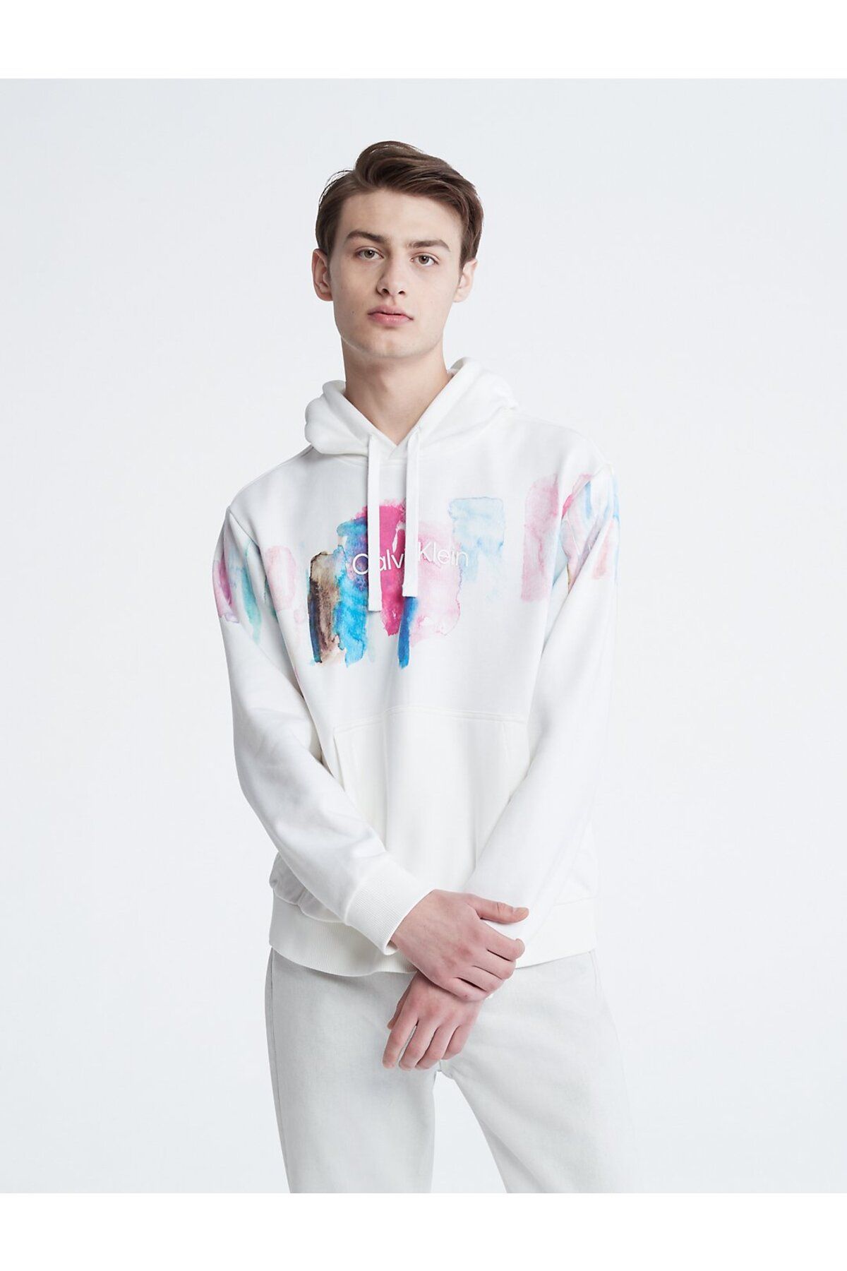 Calvin klein rainbow hoodie 2025