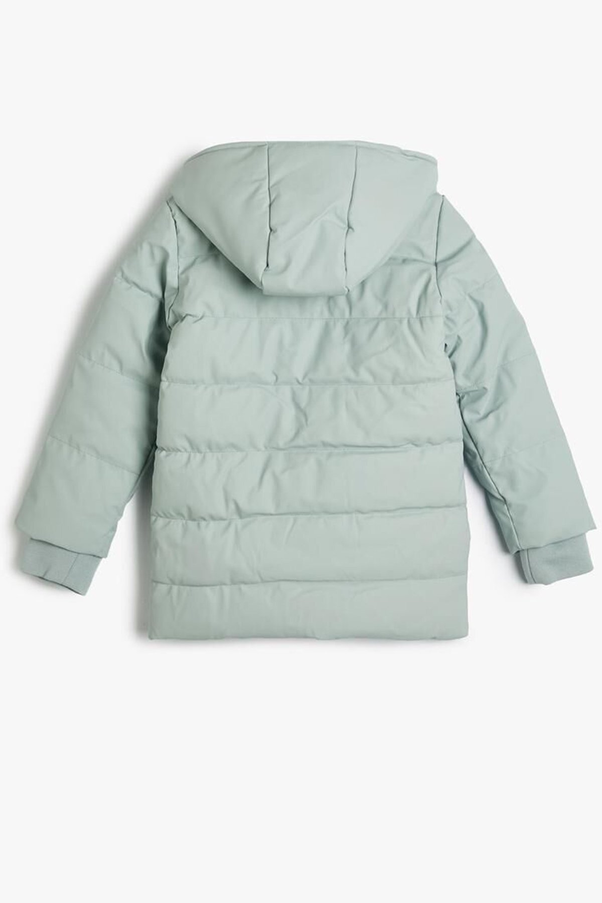 Koton Kız Çocuk Fermuar Kapamalı Manşetleri Lastikli Oversize Şişme Mont 4WKG00011AW fotoğrafı 2 (önizleme)