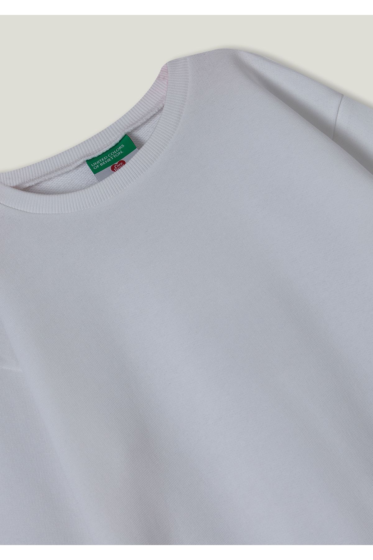 United Colors of Benetton-Fehér lány pulóver 2