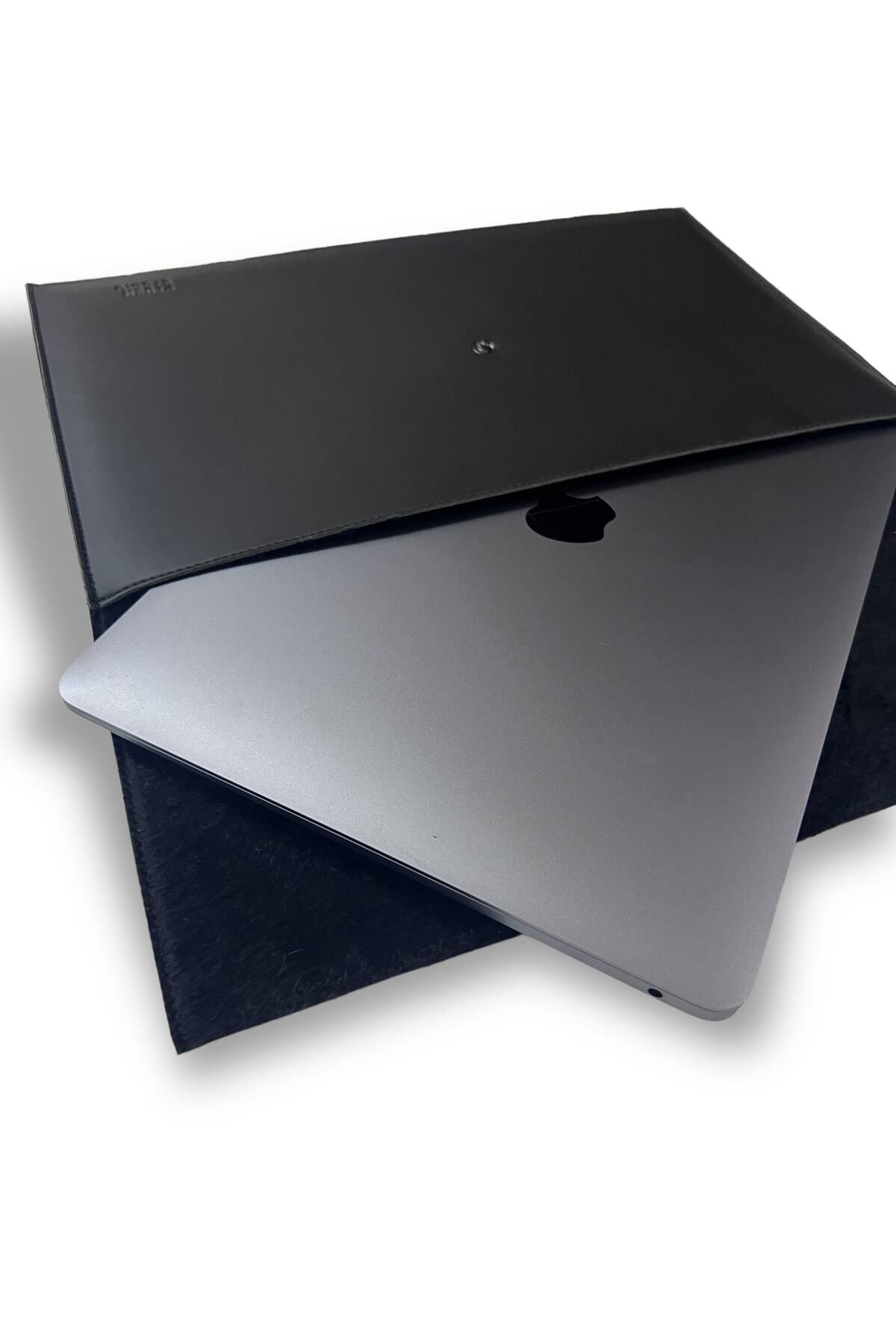 PLUSH STUDIO-، Ledcase 13.3-14 بوصة حقيبة كمبيوتر (جلد + قطيفة) مجلد أسود إلى أسود، حافظة 5