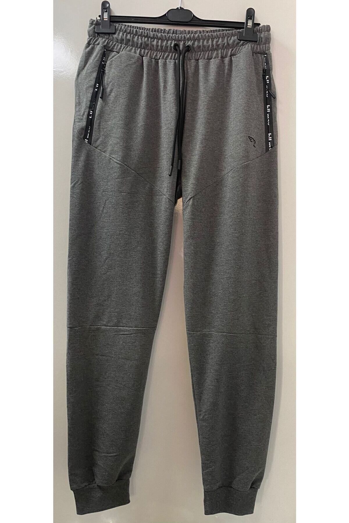 Mens cotton sweatpants with elastic cuffs sales