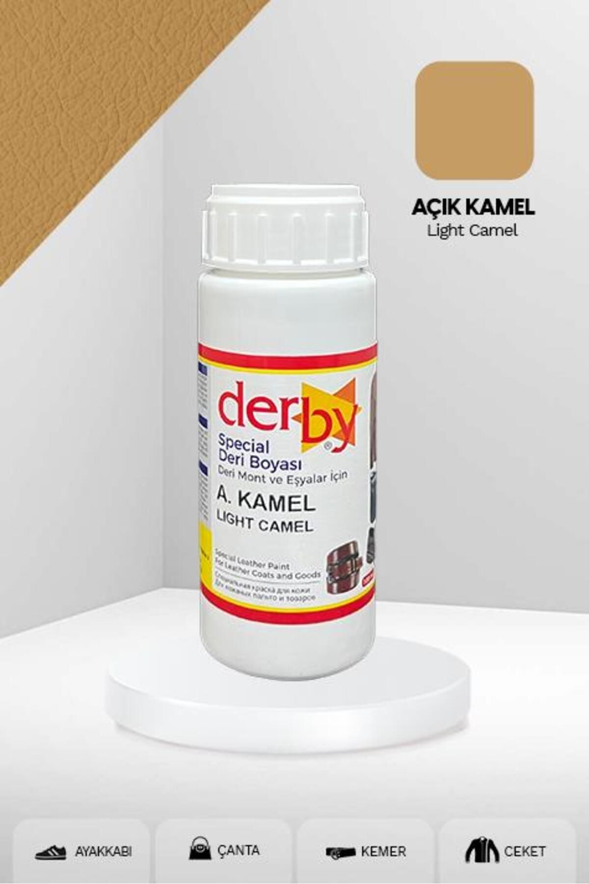 Derby Special Deri Boyası 100 ml / Mont Eşya Çanta Kemer Cüzdan Ayakkabı Deri Boyası