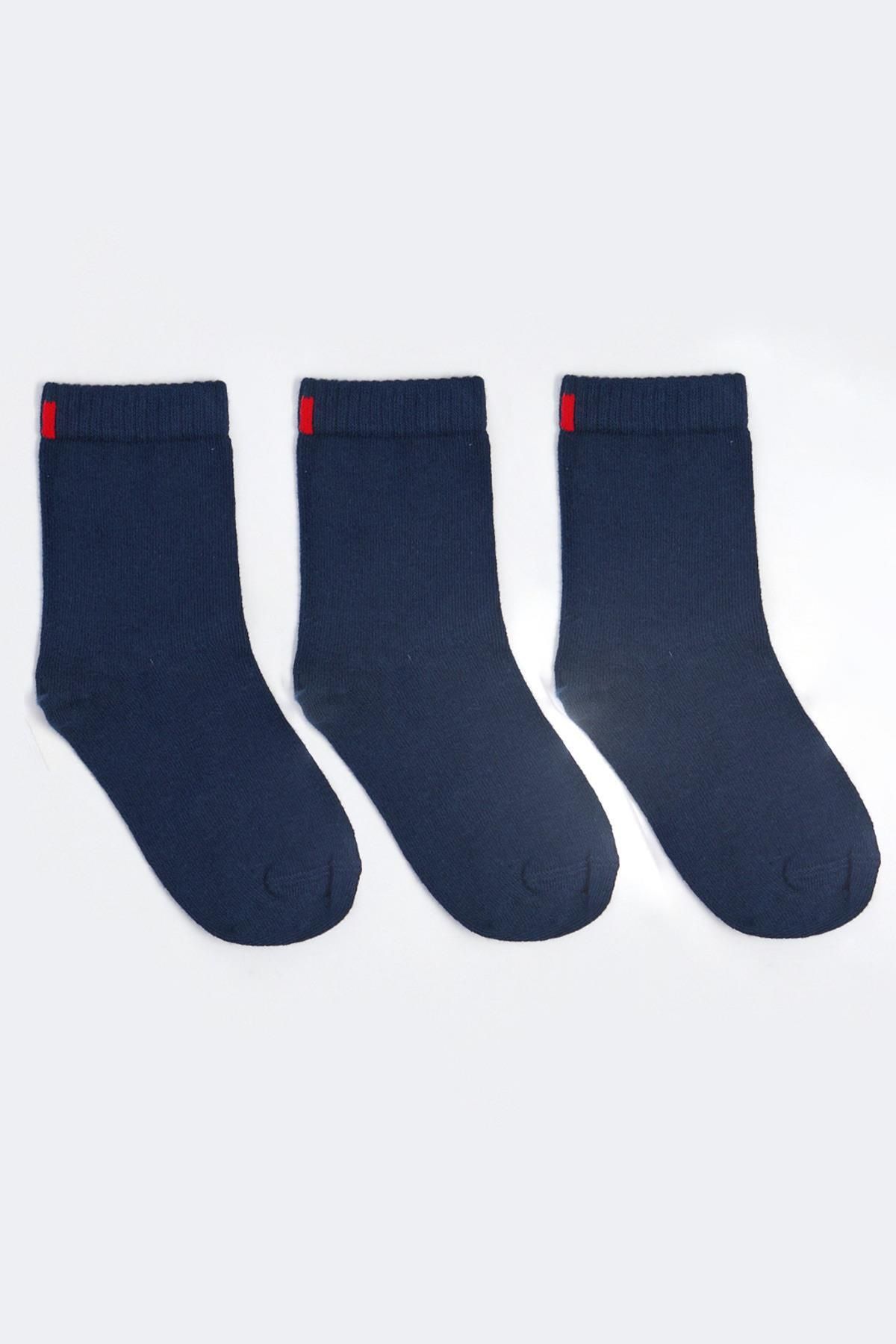 Katia Bony Pack of 3 Family Kids Socks Navy Blue Dark Blue