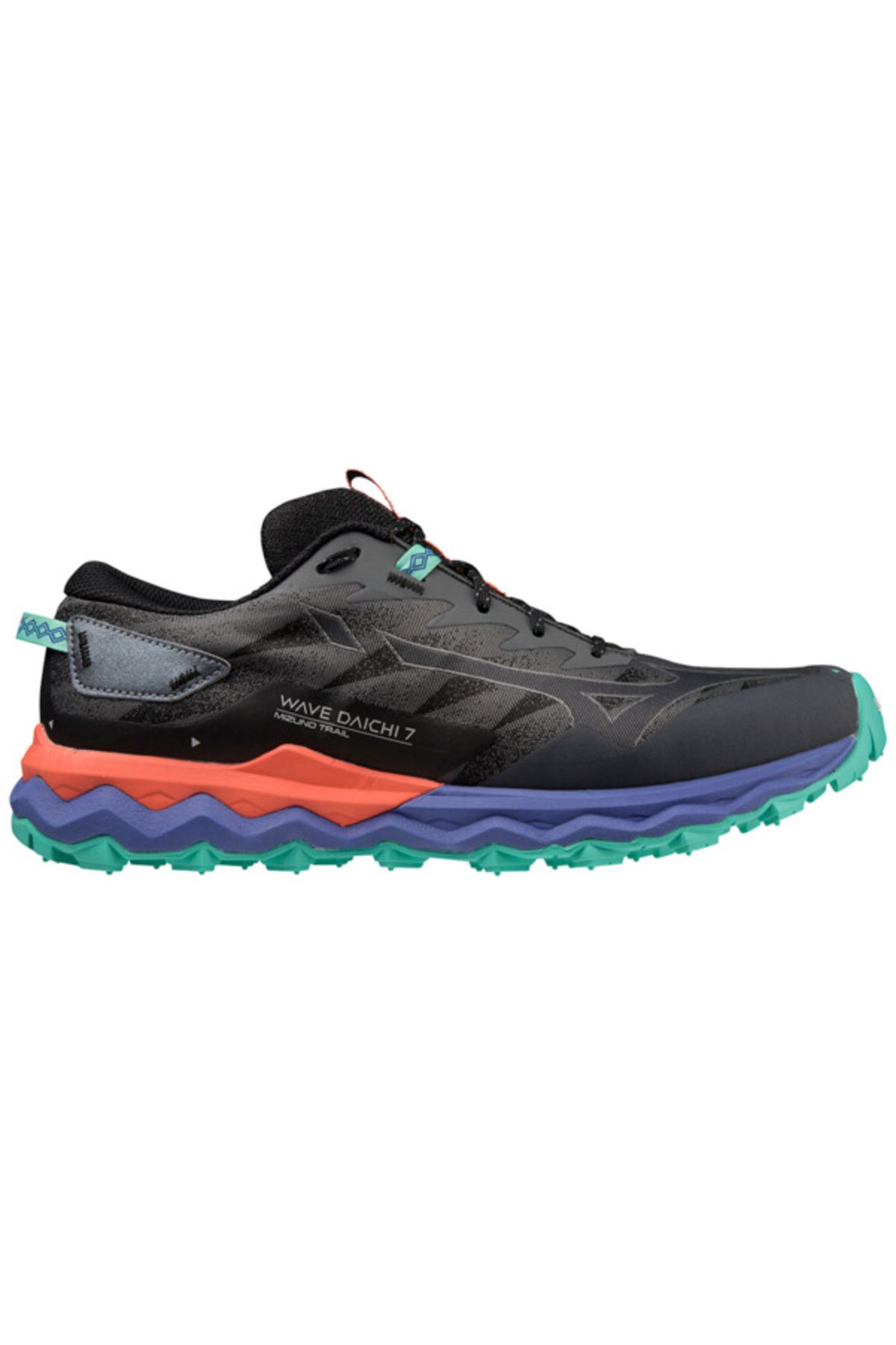 کفش های فضای باز مشکی مردانه Wave Daichi 7 رانینگ سیاه Mizuno
