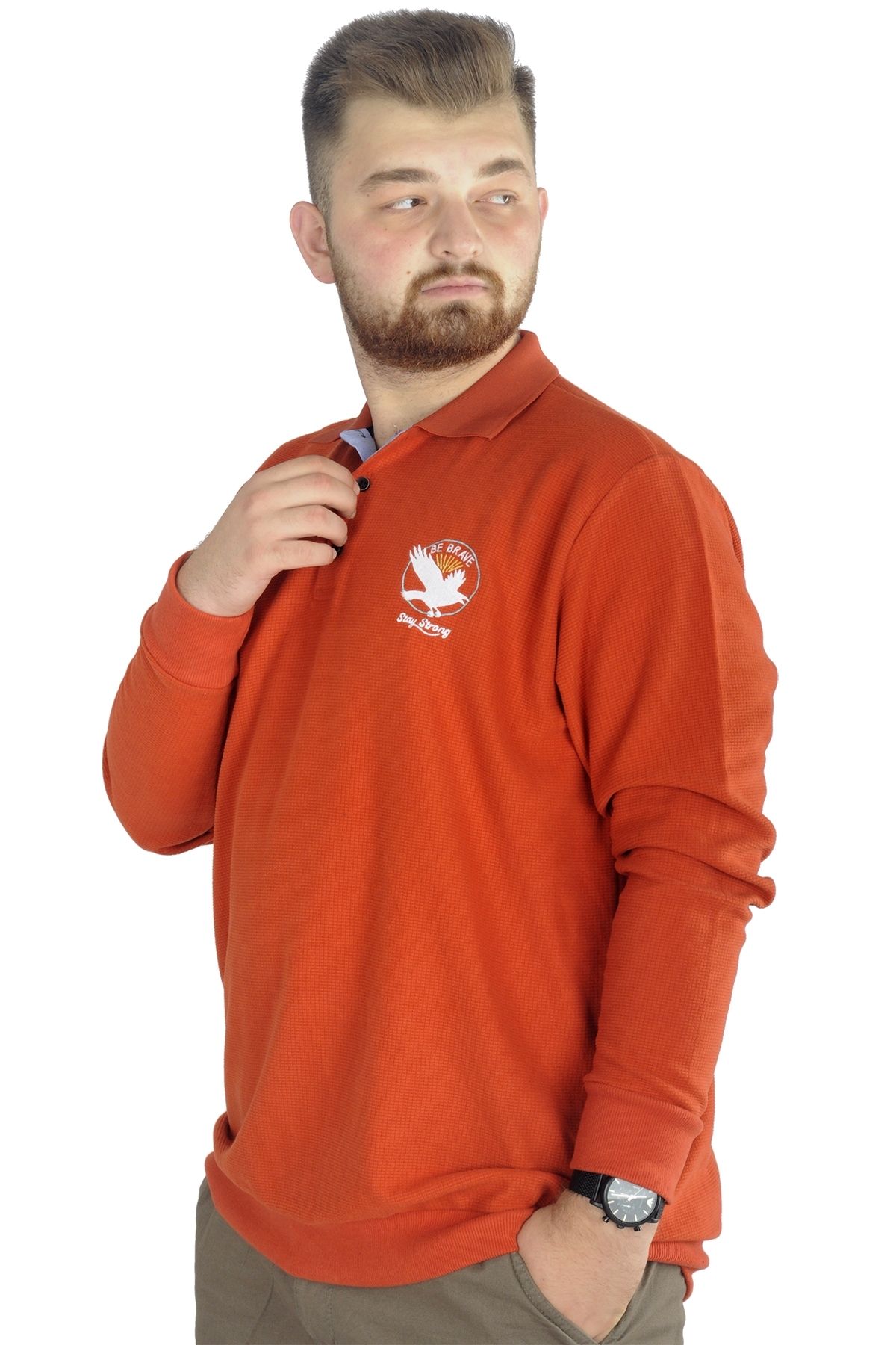 Plus size orange deals sweatshirt