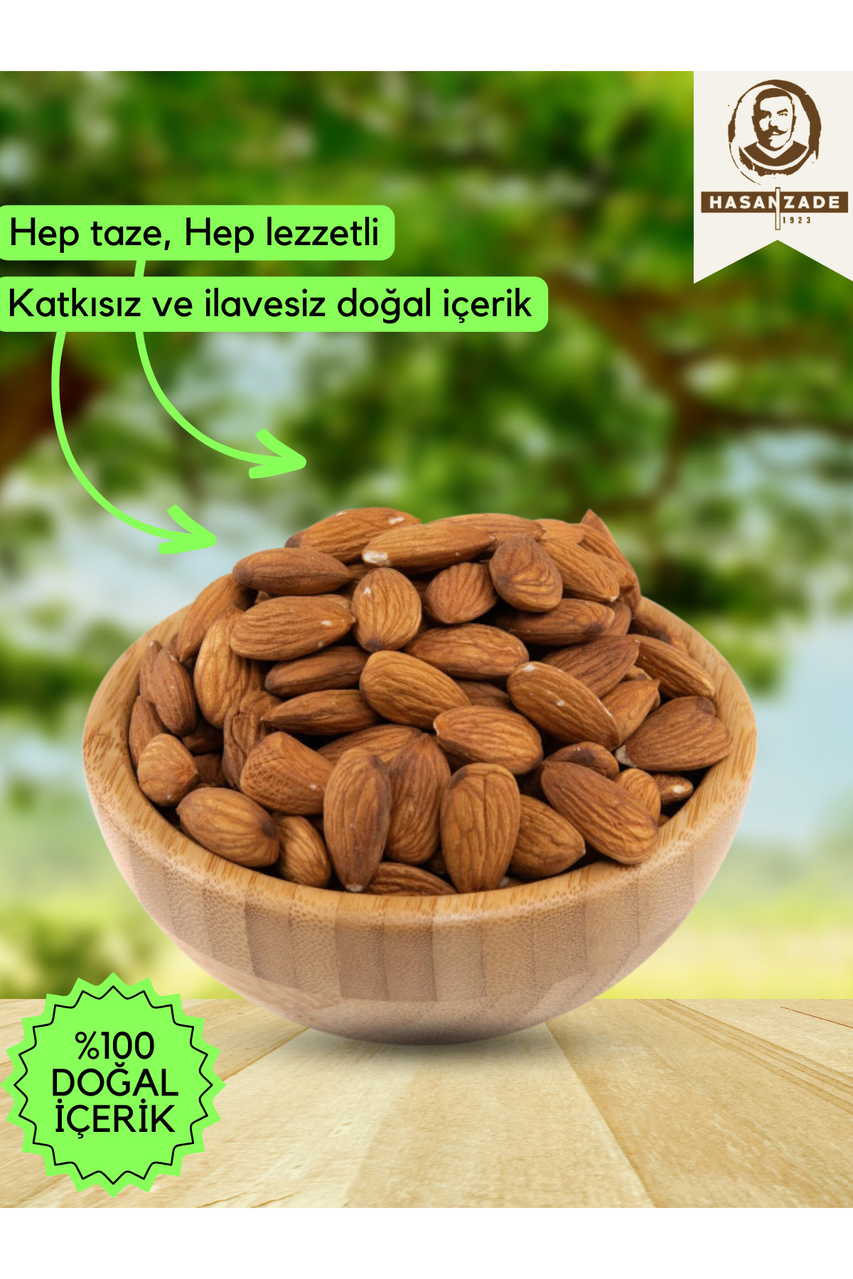 Hasanzade Datça Badem Nurlu Çiğ 200 GR