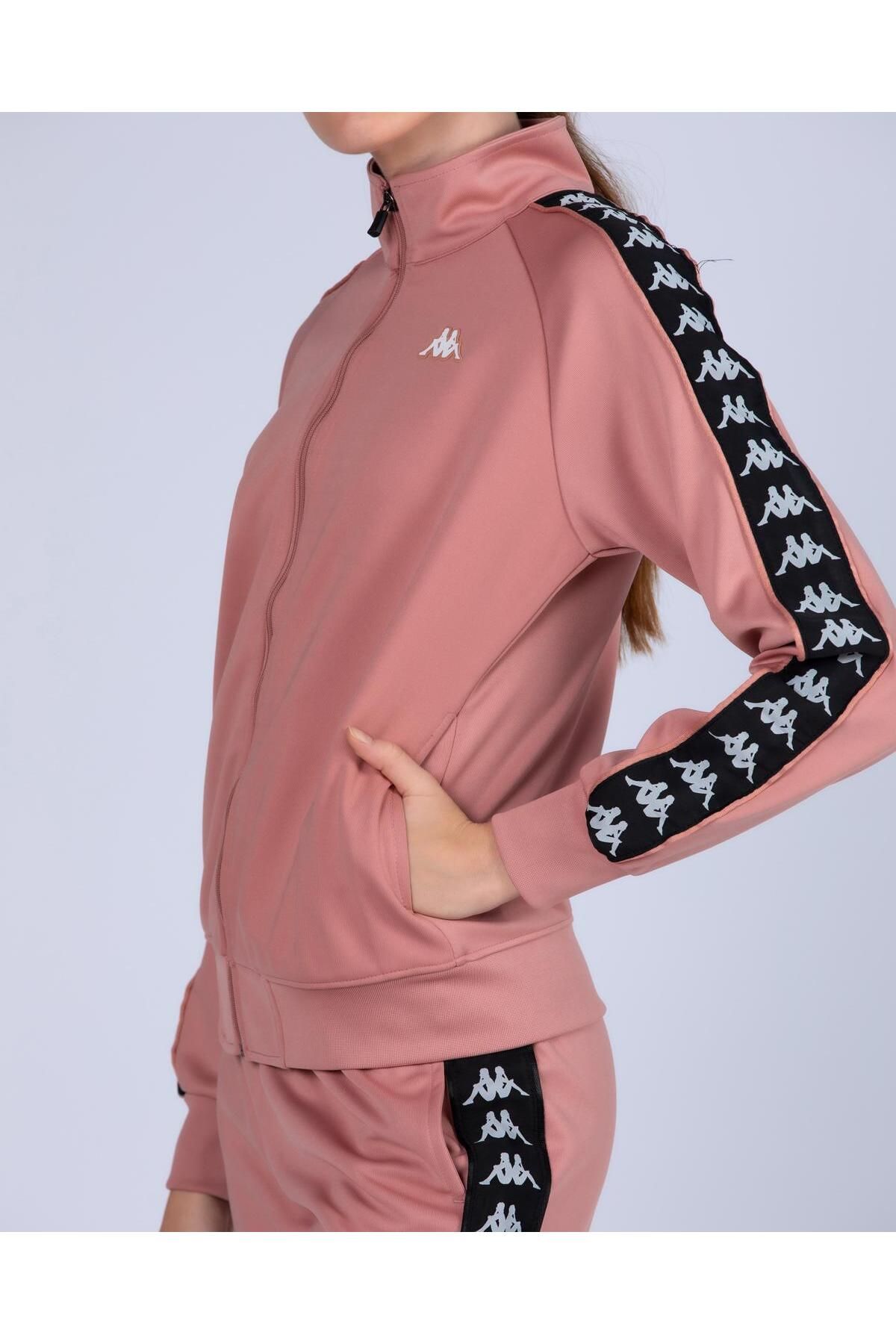 Kappa Sports Sweatshirt Pink Slim fit Trendyol