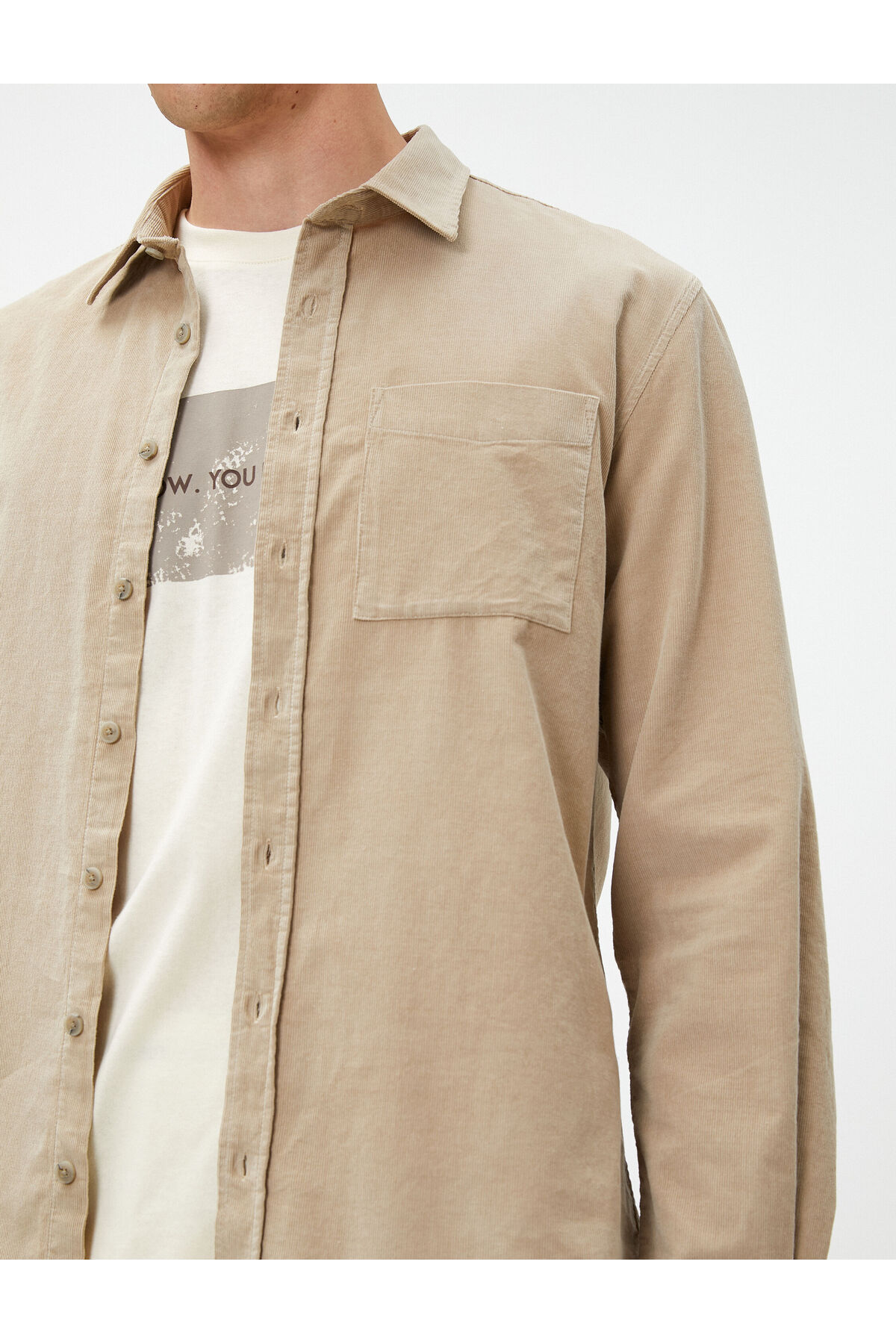 پیراهن مردانه کوتون | 4WAM60043HW Koton - Image 5