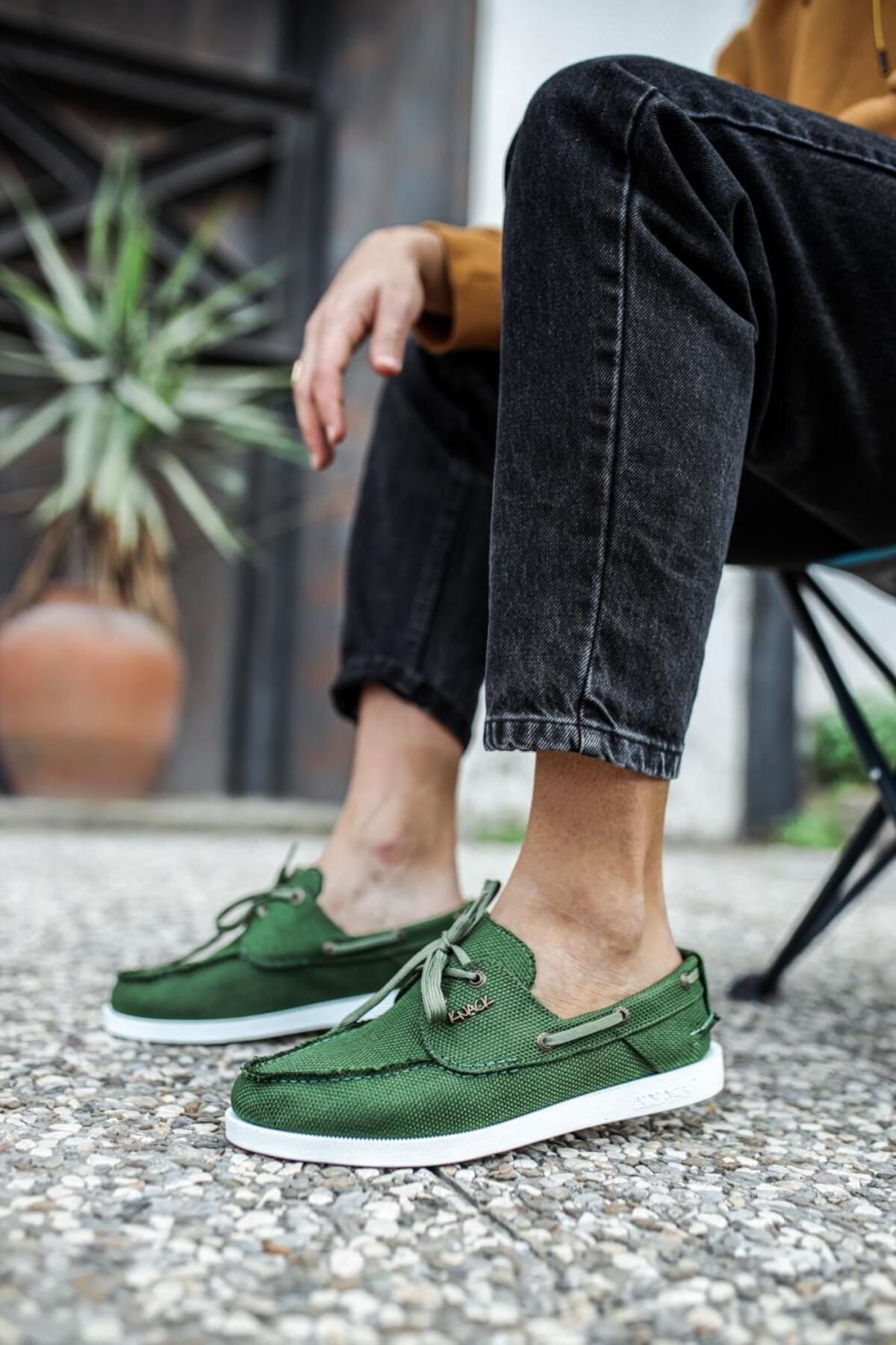 BZ Moda-B008 BT Pantofi clasici pentru bărbați, cu talpă ortopedică, verde 3