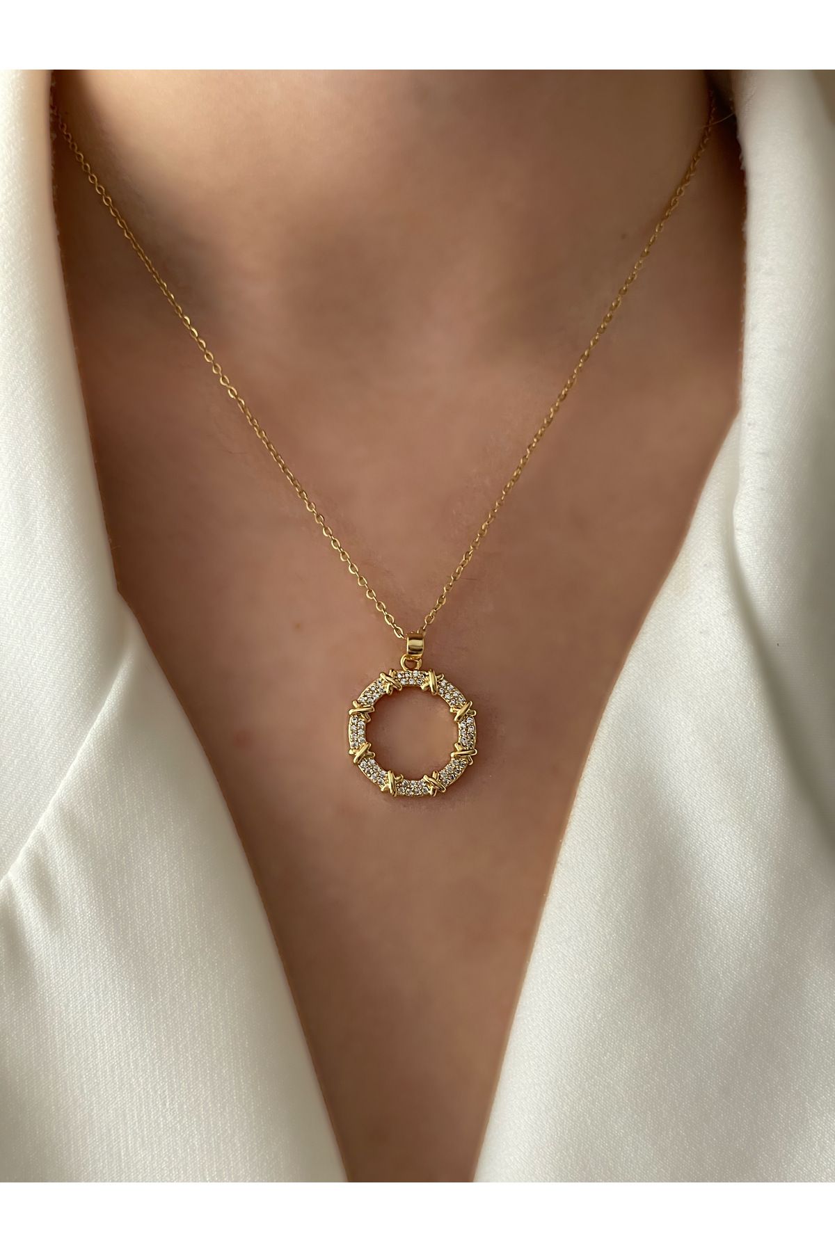 Tiffany 2 ring shop necklace