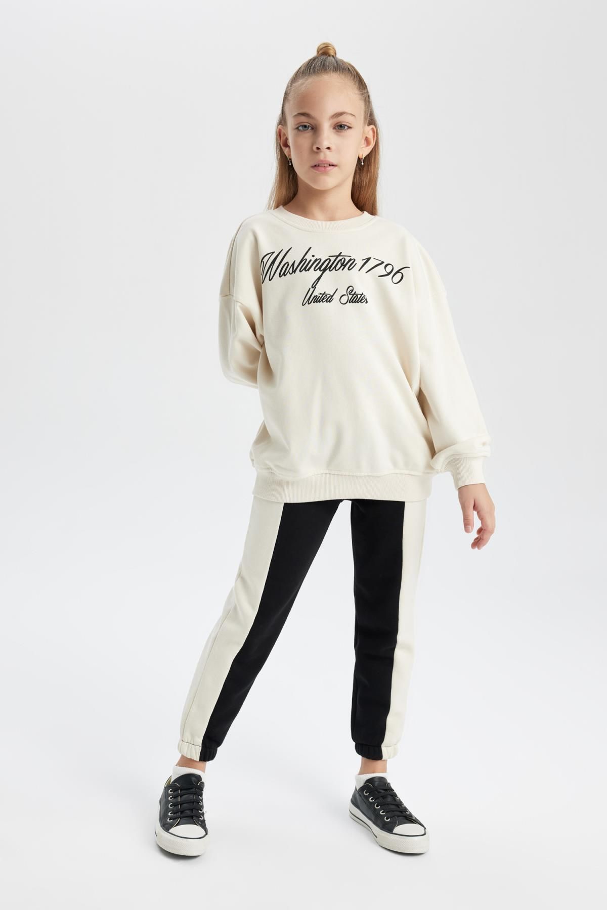 Defacto Girl s Jogger Thick Sweatpants Trendyol