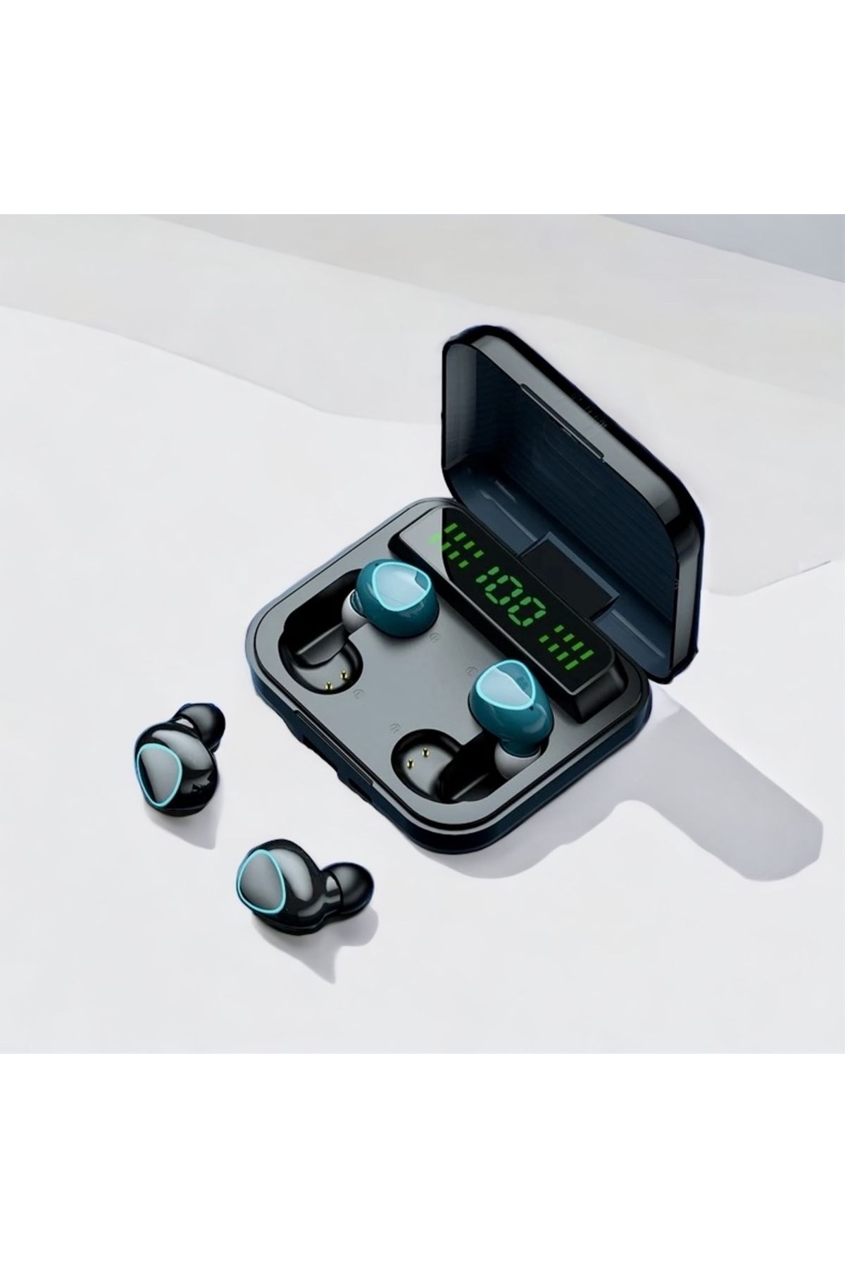 UCUZTEKNO Yüksek basslı Powerbankli 4 lu bluetooth kulaklık m22