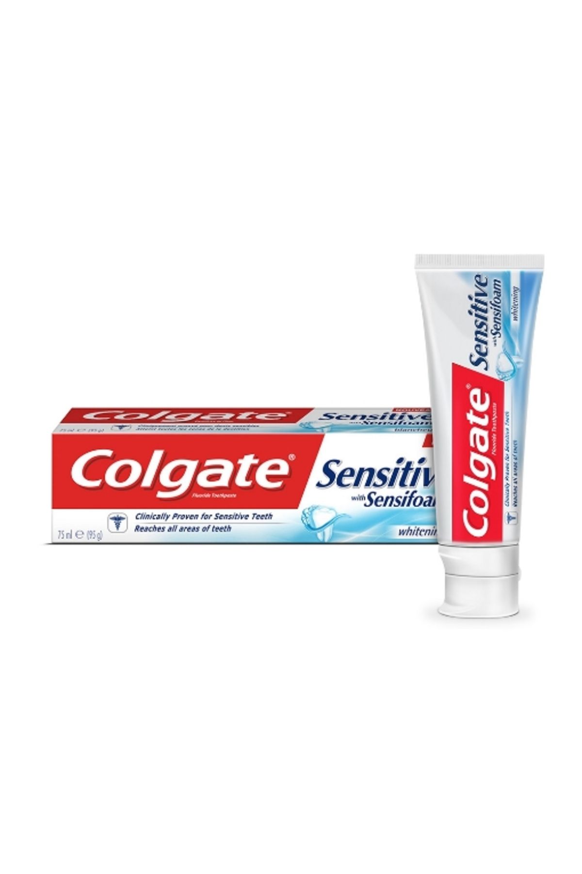 محصولات سفیدکننده دندان خمیر آدامس حساس 75 میل. 12 Colgate