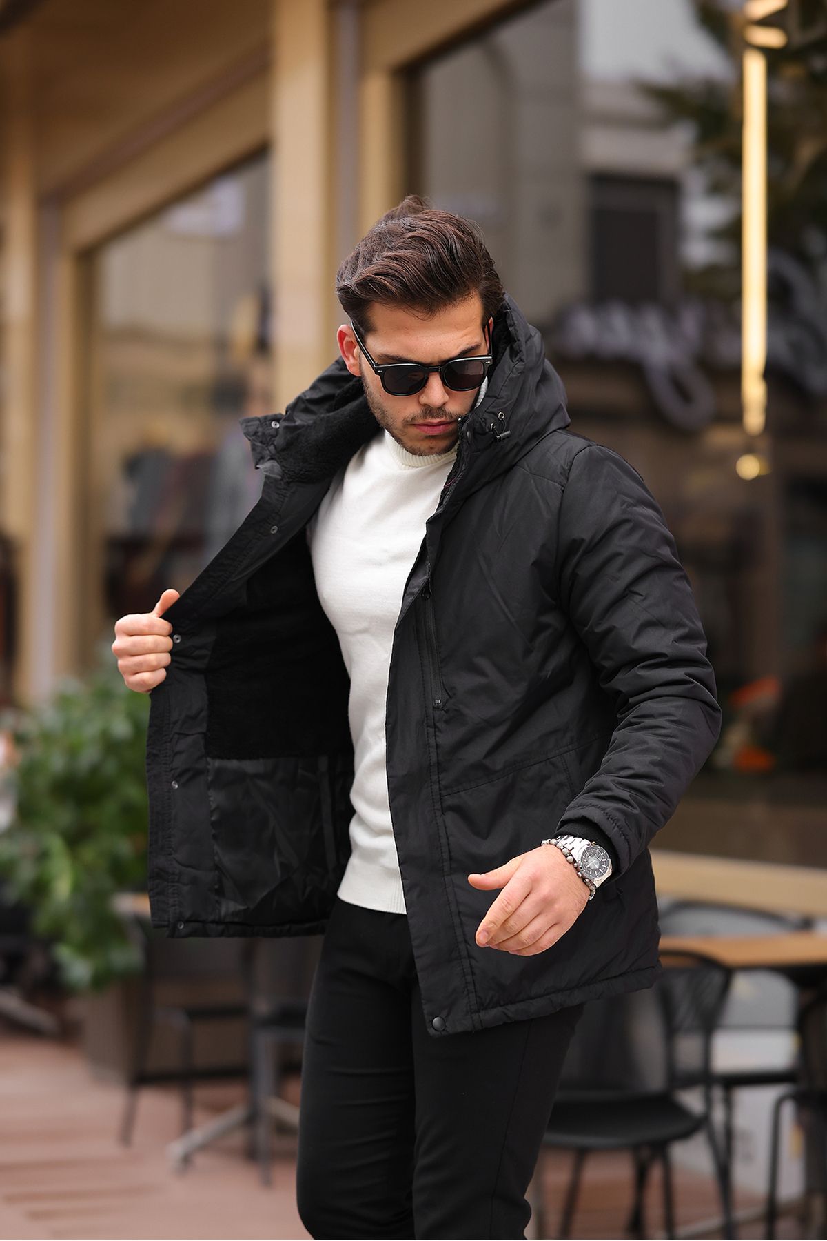 Winter coat with inside pockets 2025