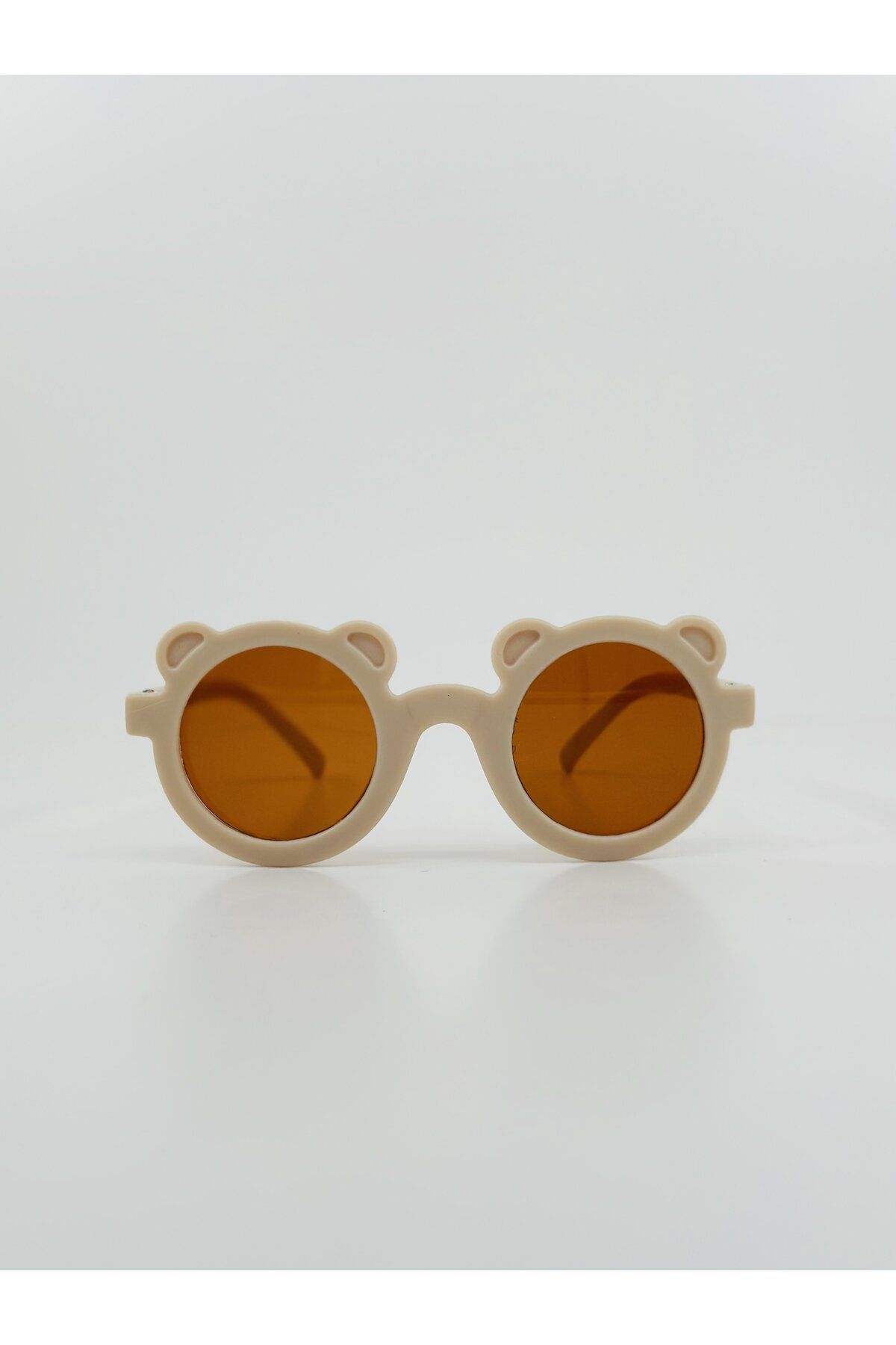 GlimmerGroove-1-9 Years Children's Sunglasses with Teddy Bear Cream Glasses 2