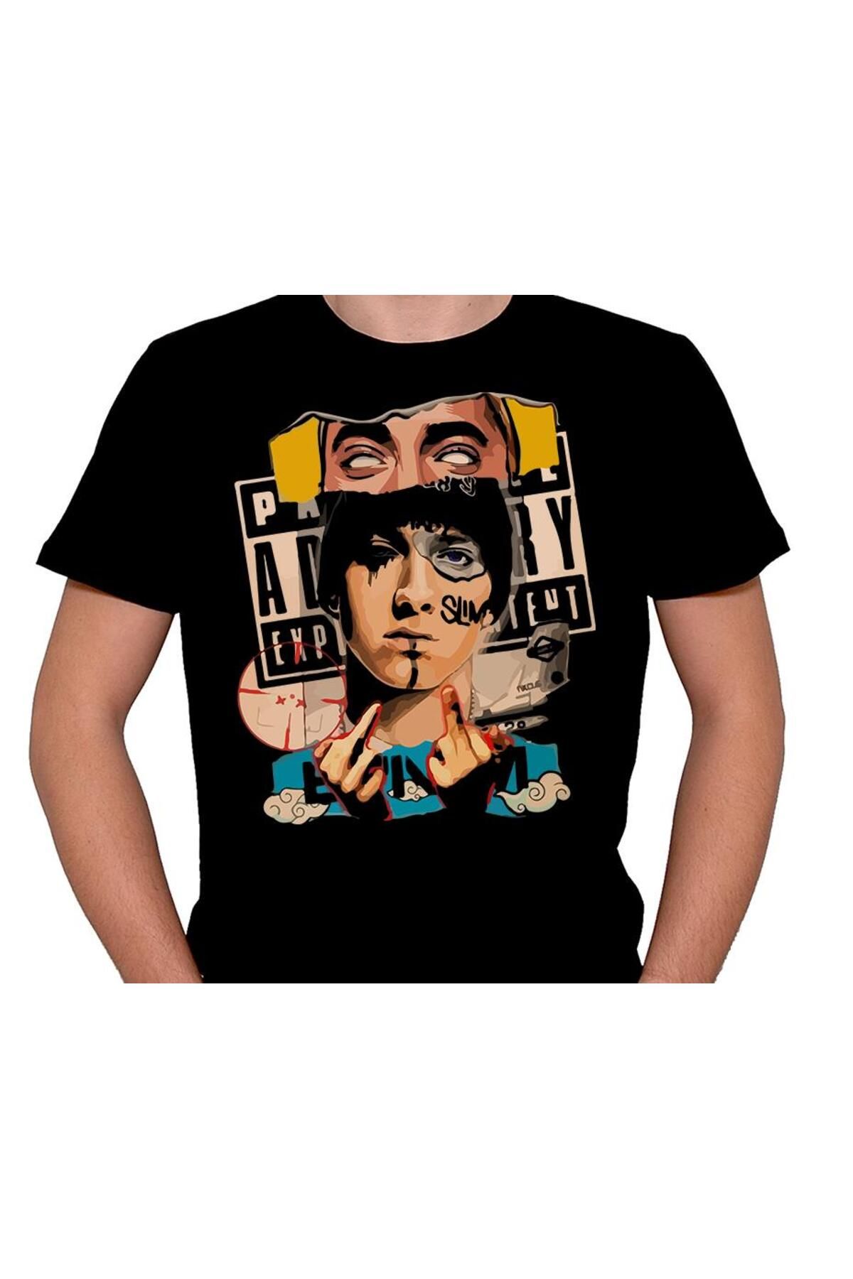 BIGROON-Eminem Rap God Unisex Slim Hip-Hop T-Shirt 2