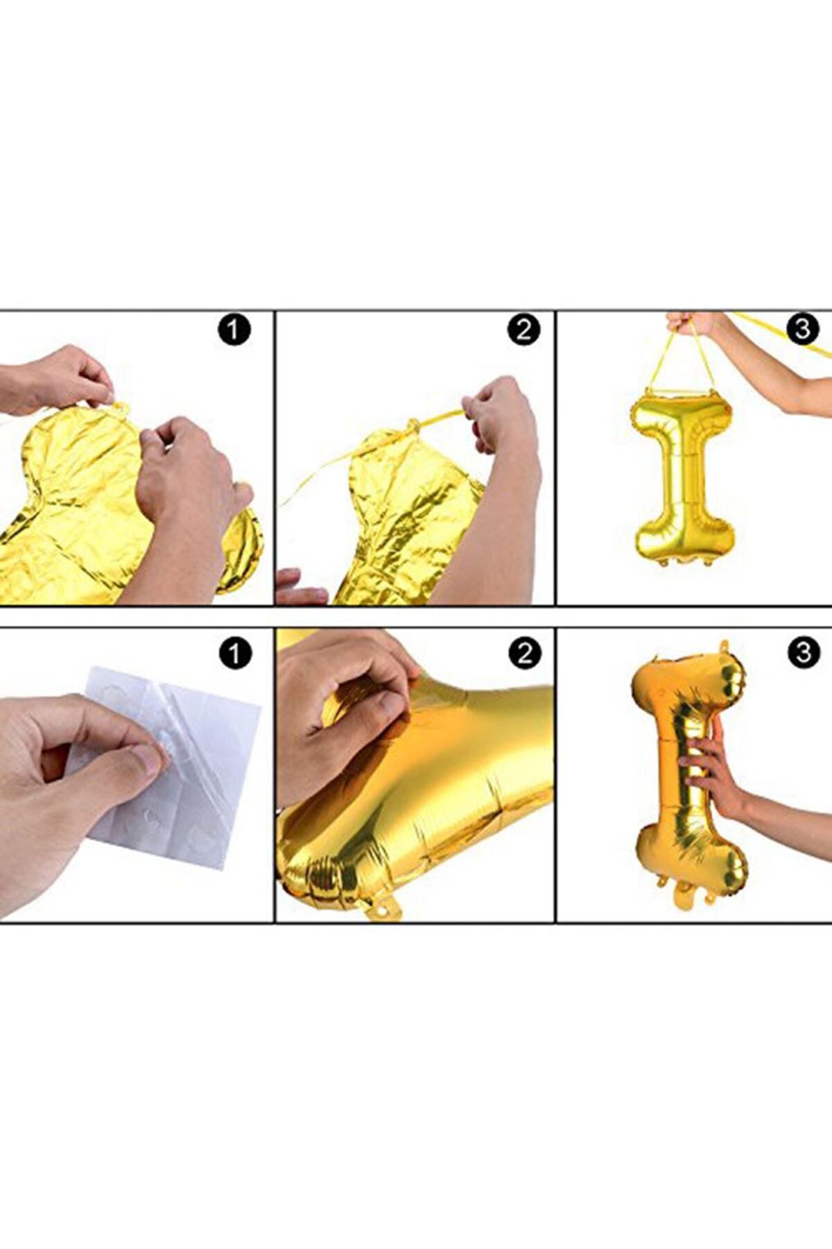 Parti Station New Year 2024 Gold Gold Color 76 cm Number Balloon