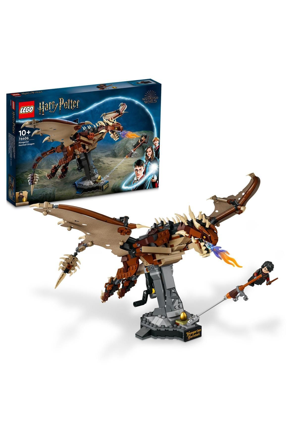 LEGO ® Harry Potter™ Венгерский рогохвостый дракон 76406 — конструктор для детей от 10 лет и старше (671 деталь)