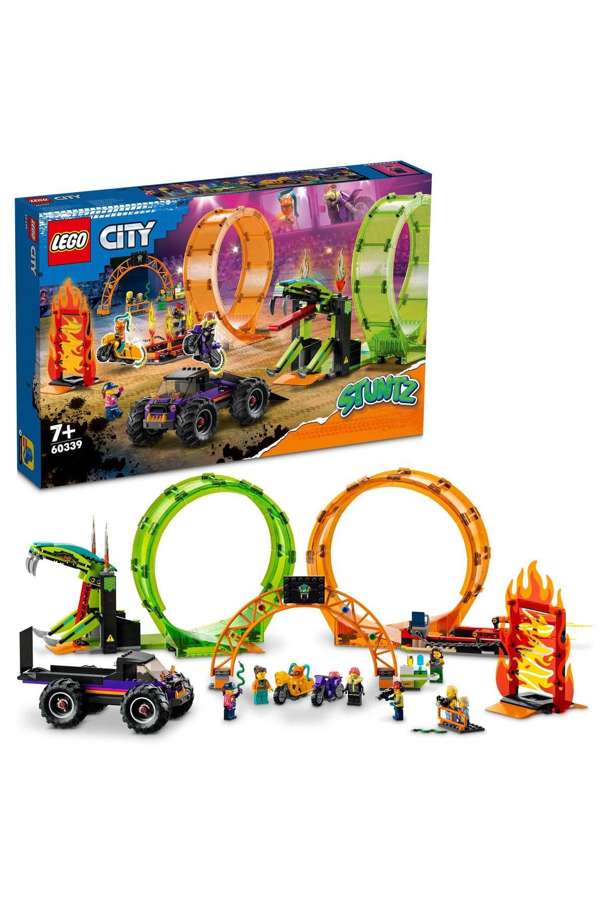 LEGO ® City Double Hoop Show Arena 60339 — набор для творчества (598 деталей)