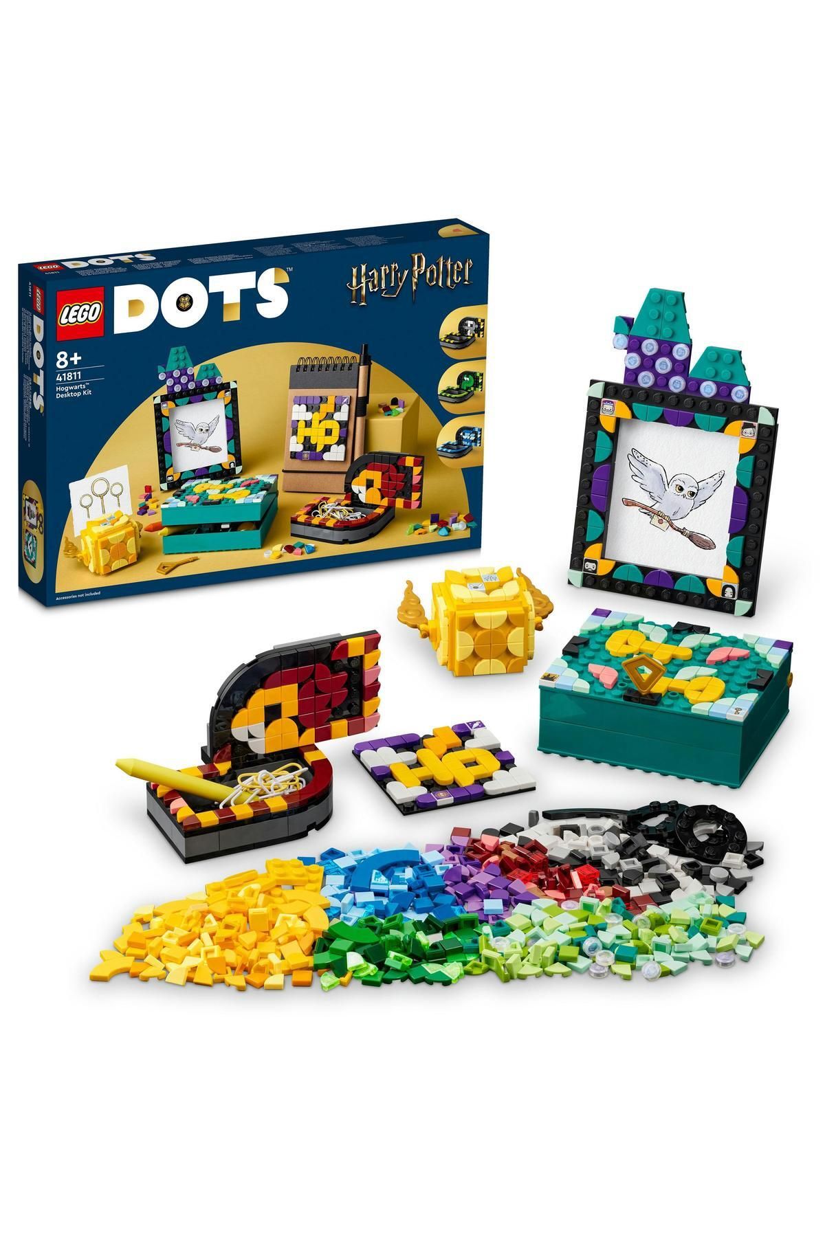 Настольный набор LEGO ® DOTS Hogwarts™ 41811 — набор для творческих украшений своими руками (856 деталей)