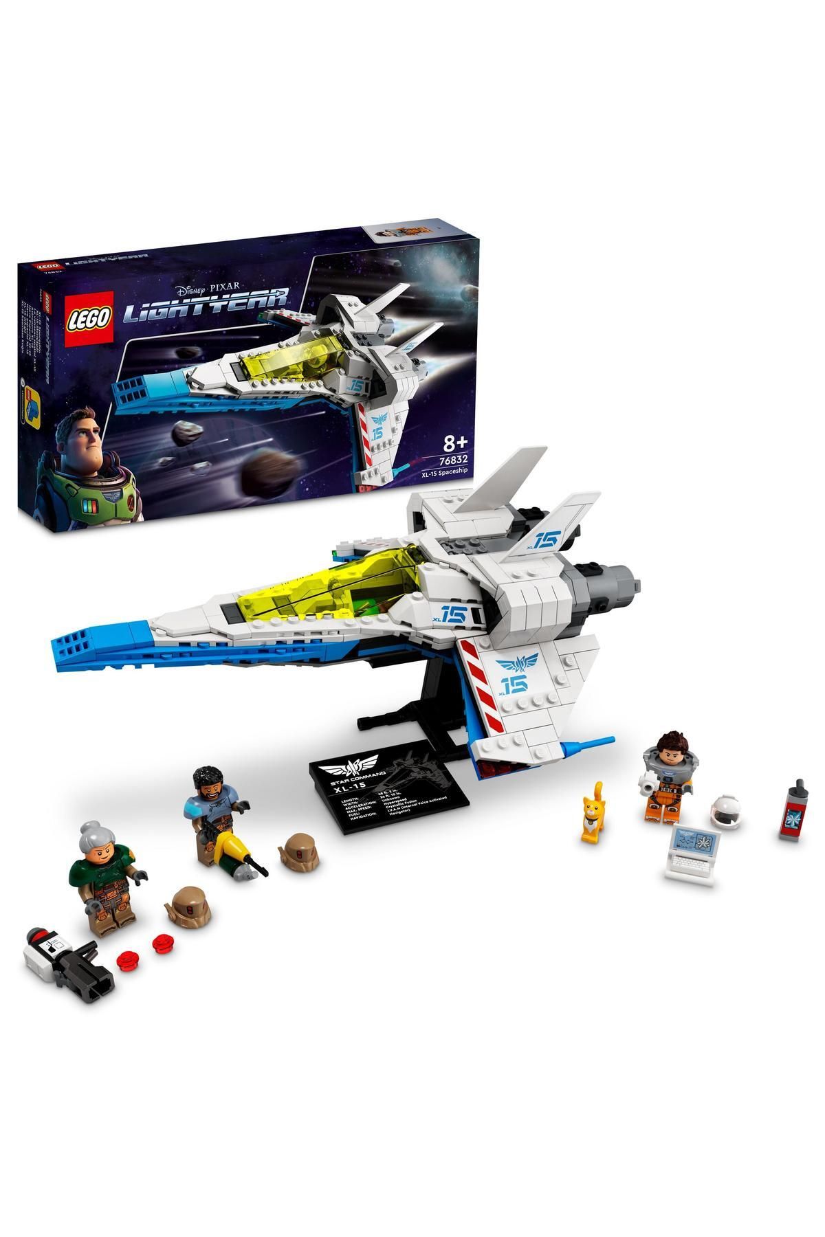 LEGO ® Disney and Pixar Космический корабль Lightyear XL-15 76832 — Конструктор для детей от 8 лет и старше (498 деталей)