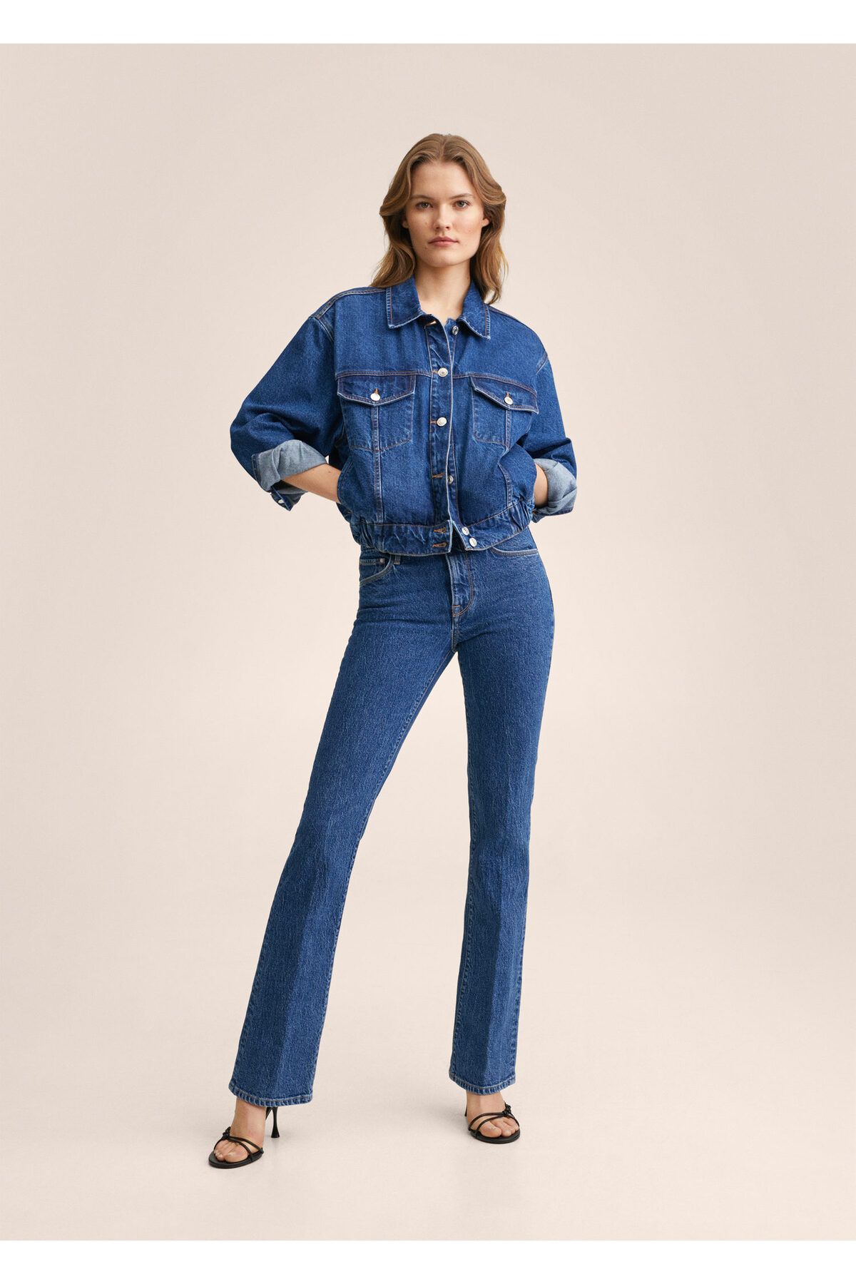 Jean online flare mango
