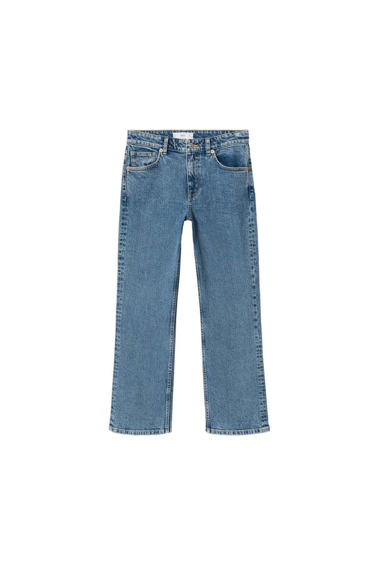 Orta Bel Düz Kesim Jean
