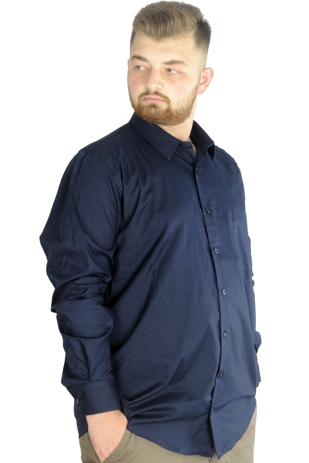 Dark blue sales button up
