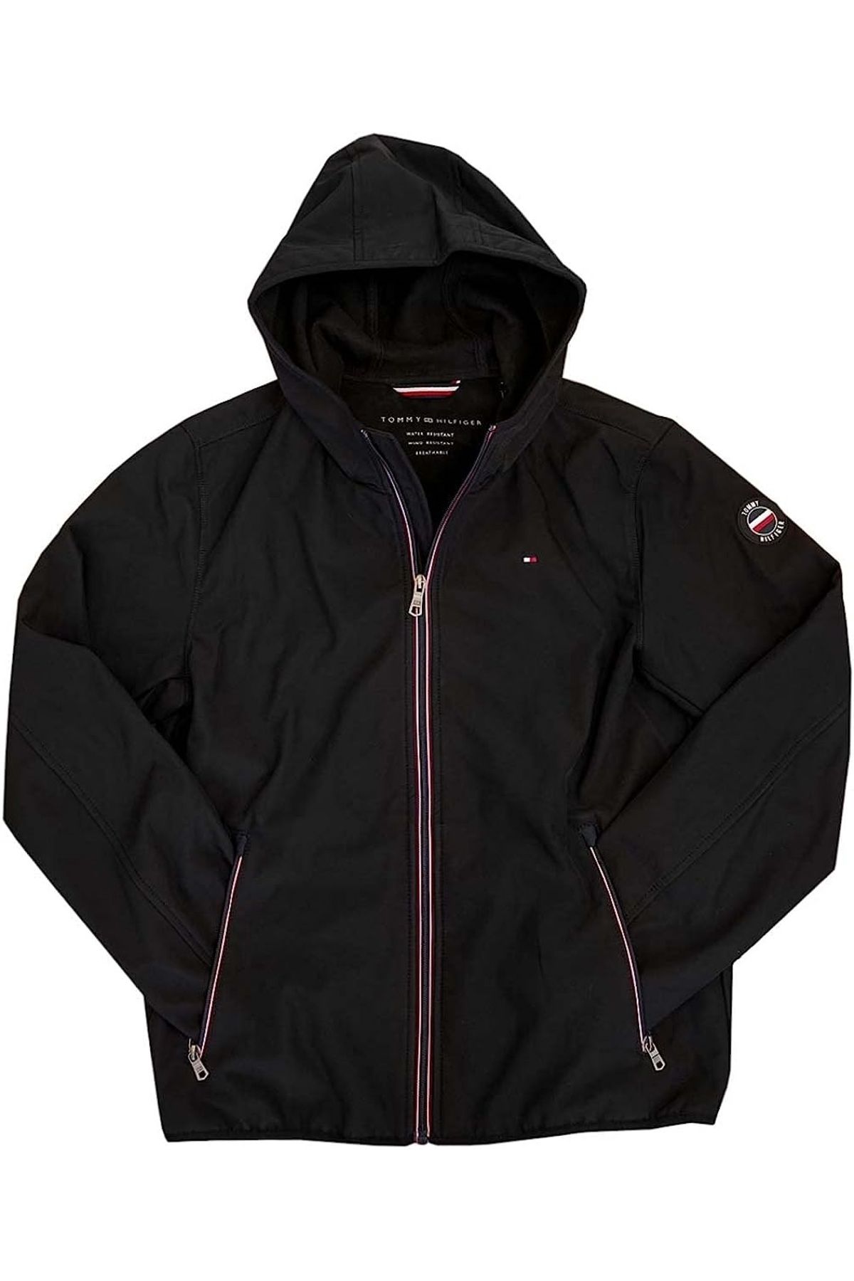 Black hilfiger jacket hot sale