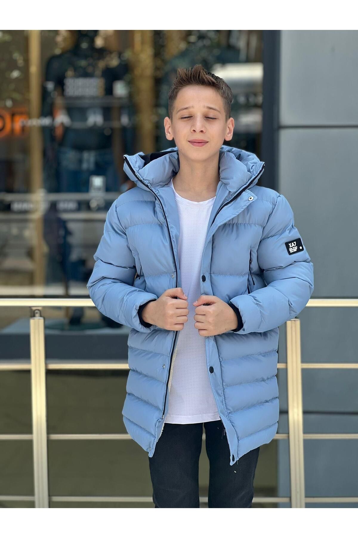 Kids long puffer online