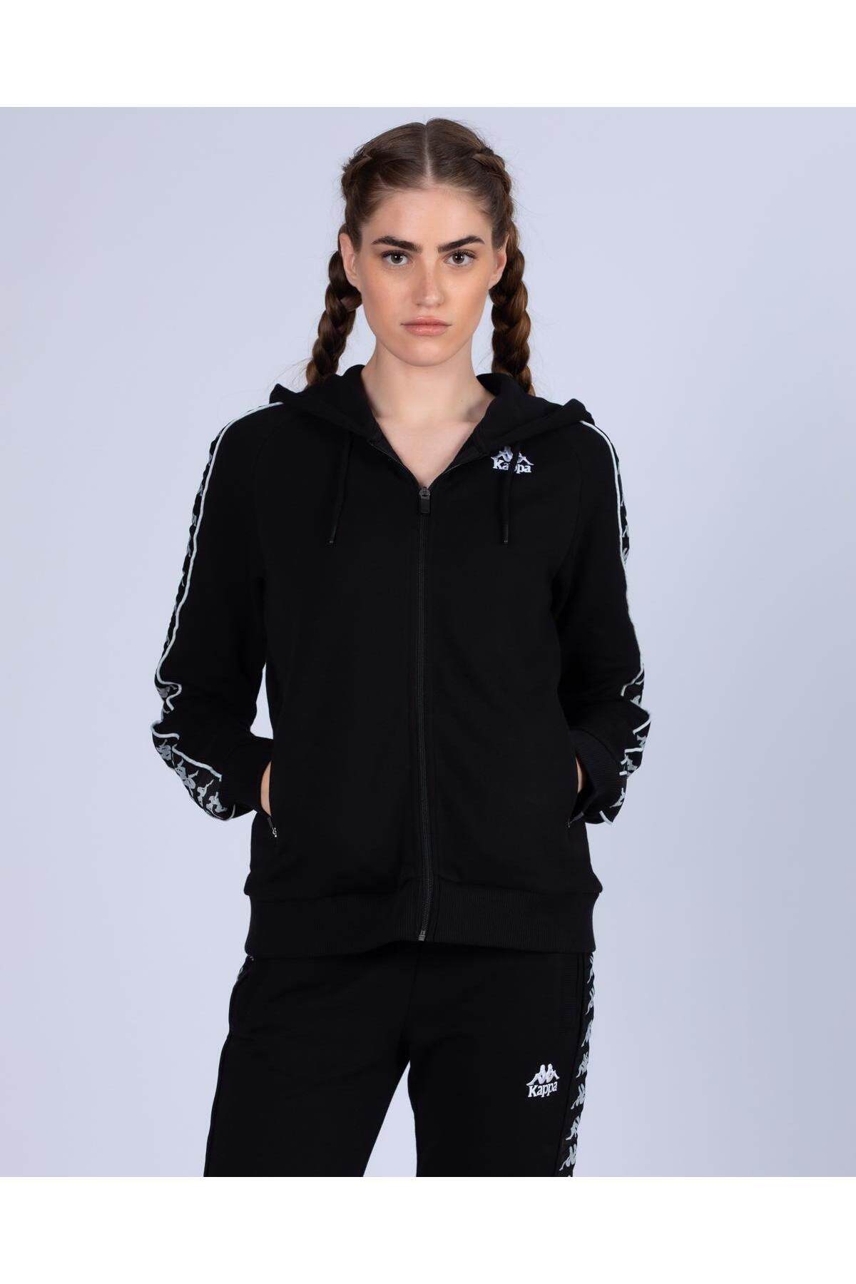 Kappa Sports Sweatshirt Black Trendyol