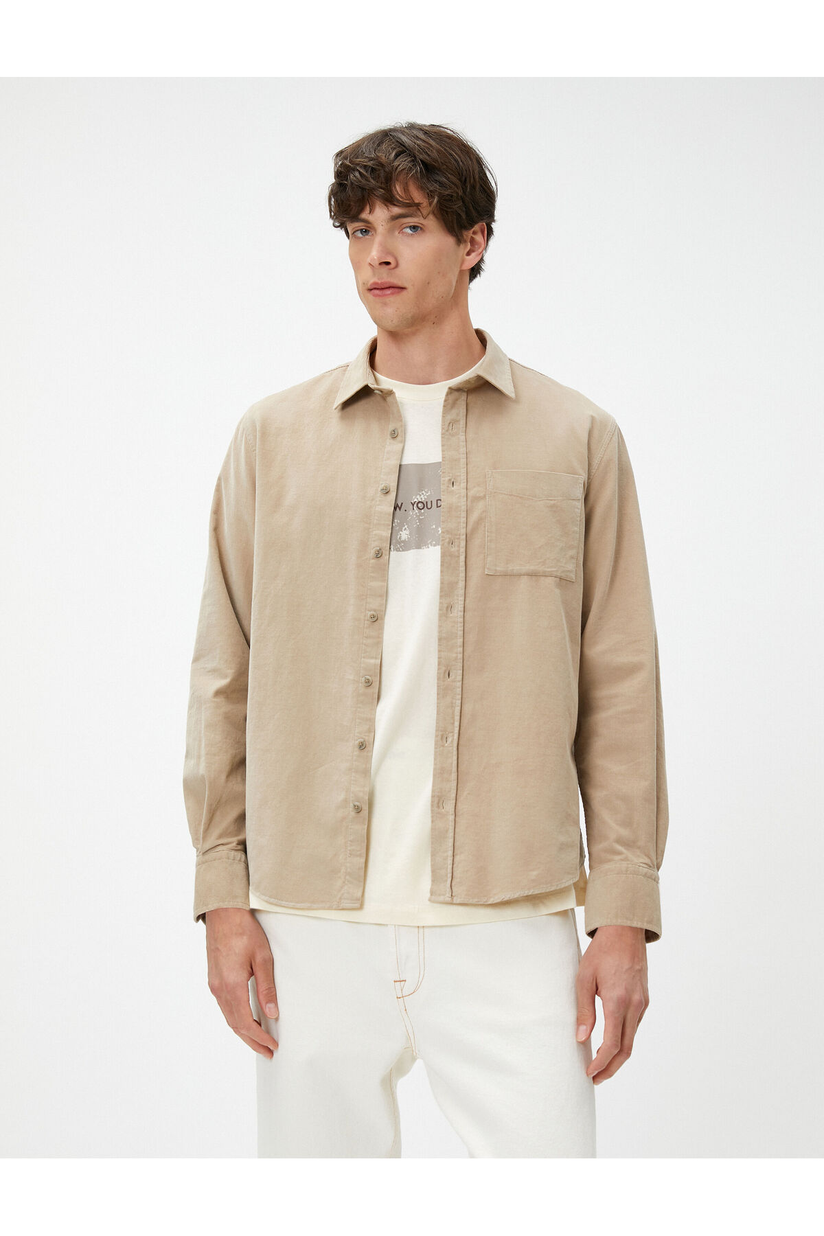 پیراهن مردانه کوتون | 4WAM60043HW Koton - Image 3